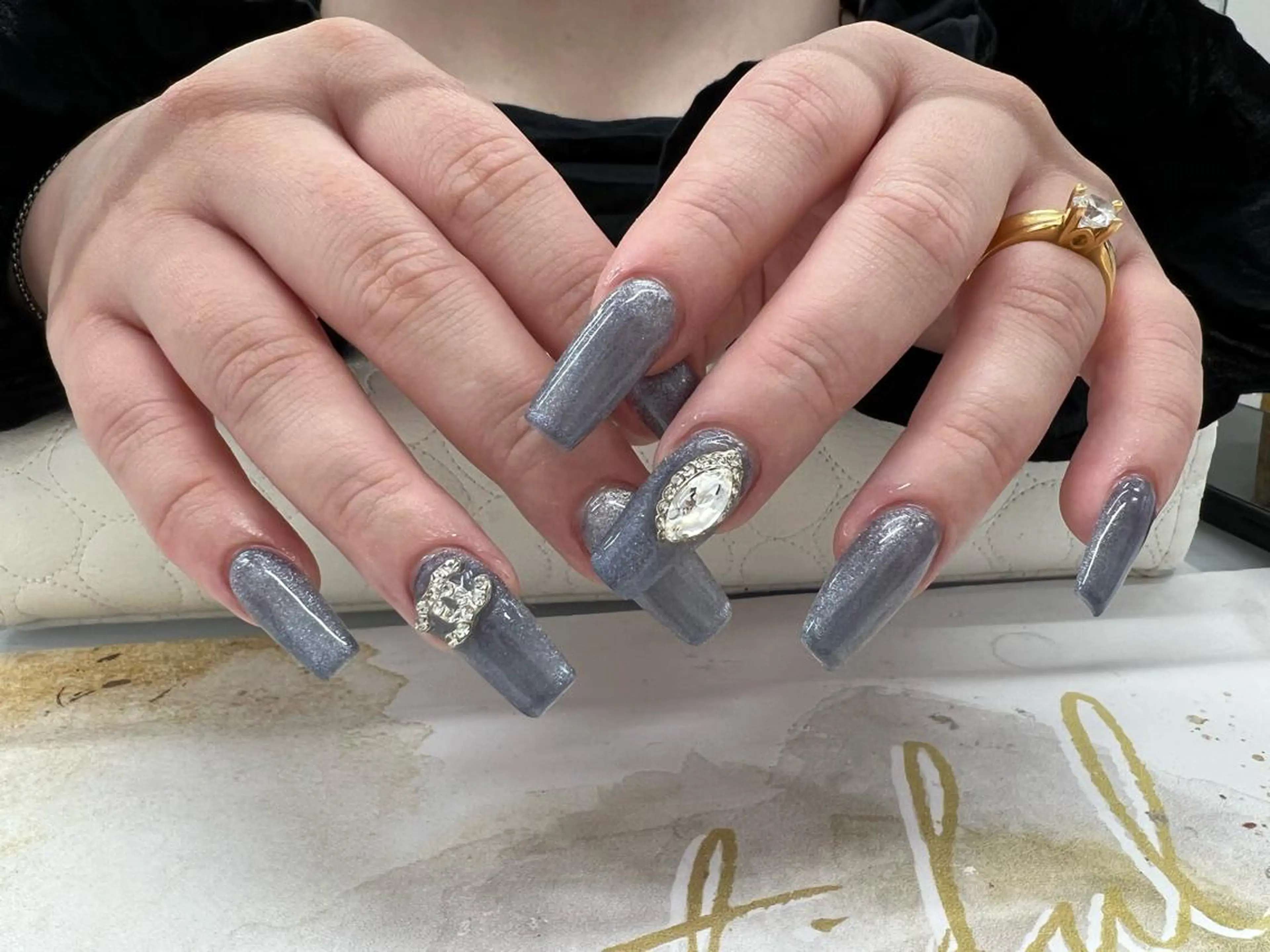 ネイル マグネットネイル スカルプネイル Y nailのネイルデザイン