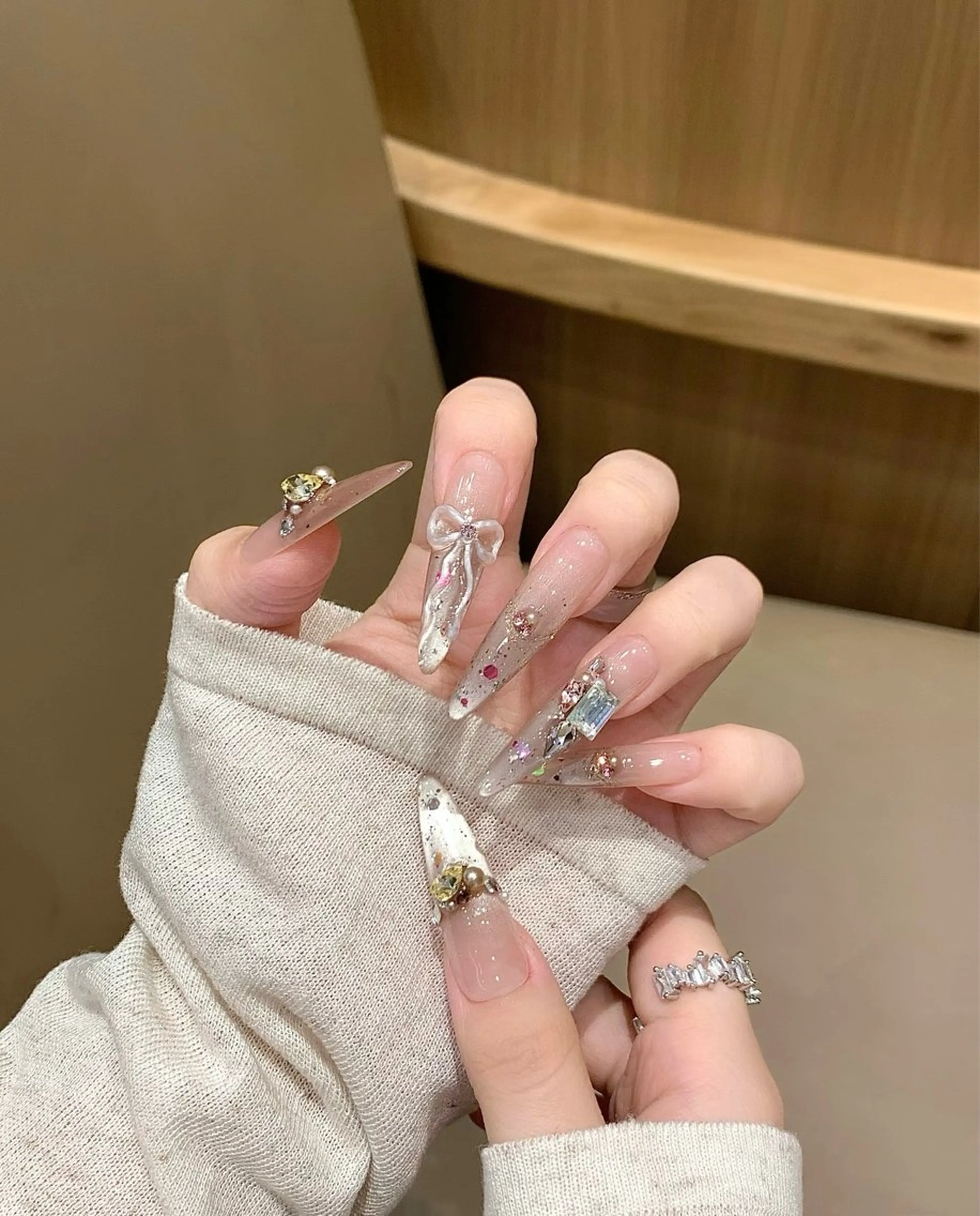 ネイル アートネイル フレンチネイル マグネットネイル ミラーネイル オフィスネイル ハンドネイル Blossom nail【ブラソンネイル】所属・Blossom nail_Yuniのネイルデザイン