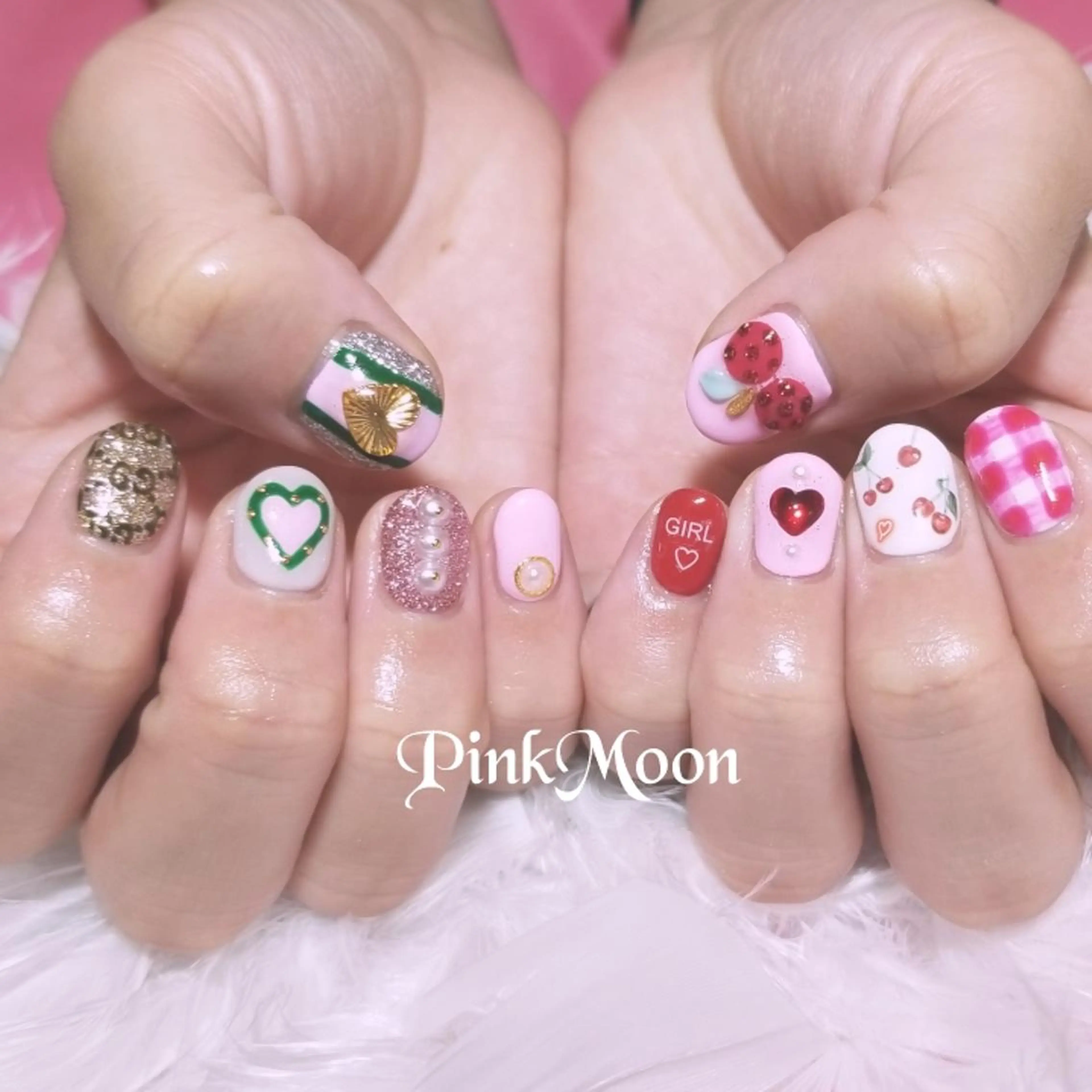 ネイル その他(ネイル) PinkMoon Nozomiのネイルデザイン