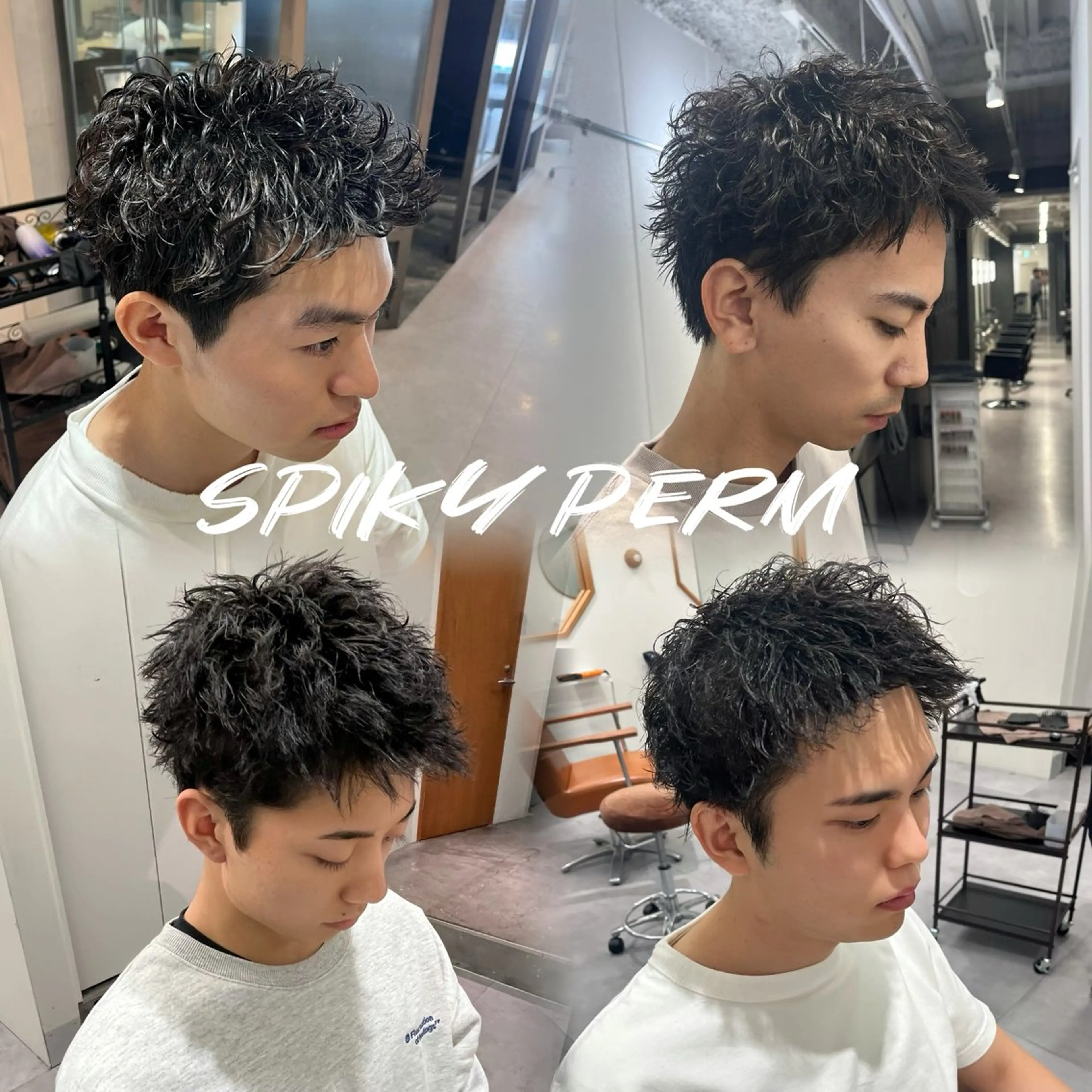 ショート パーマ メンズ メンズパーマ カット パーマ トリートメント Bond Story white所属・【メンズ特化】 メンズパーマ/雄斗のヘアスタイル