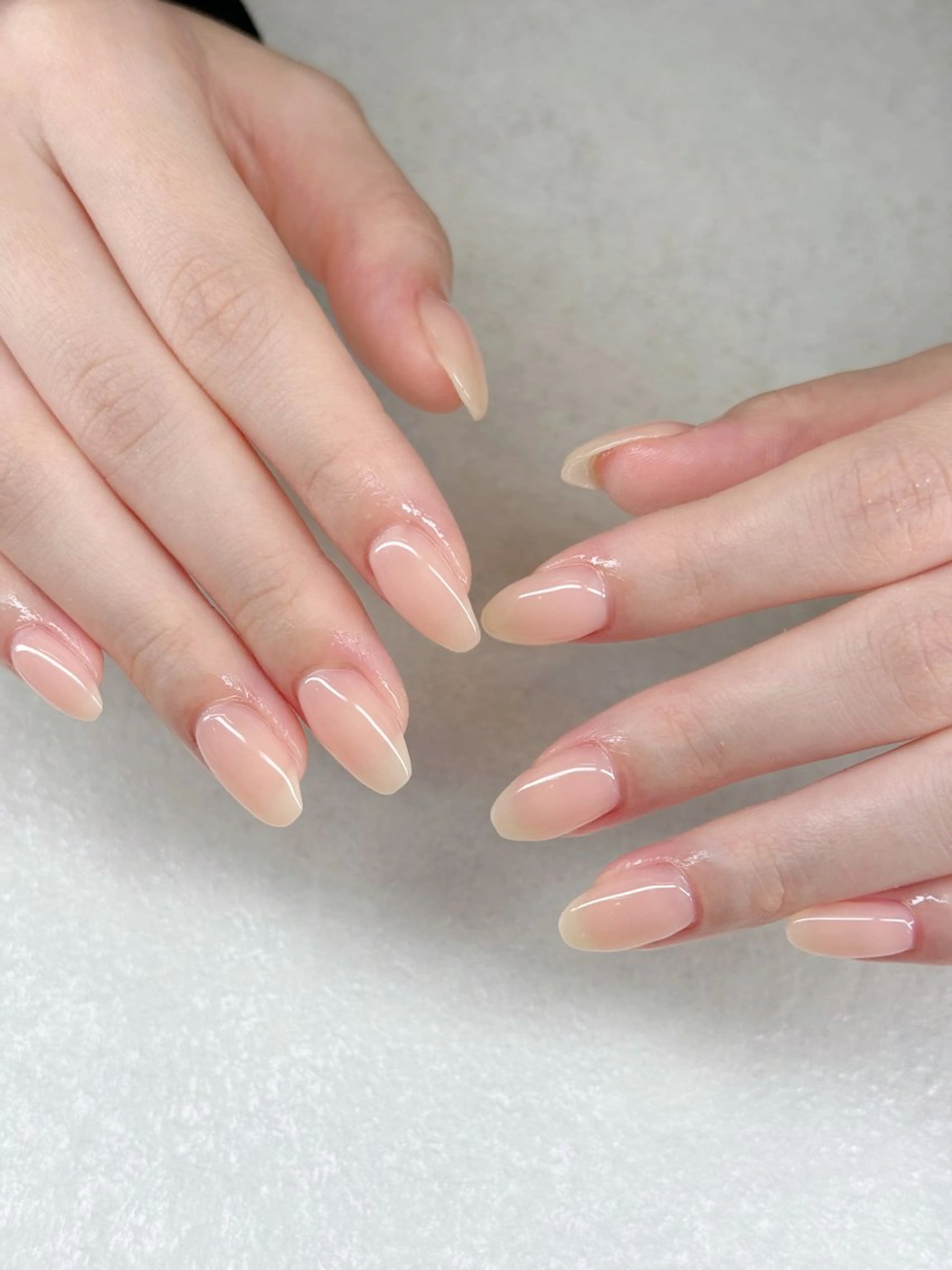 ネイル ワンカラーネイル ハンドネイル Agate miku🎀‧₊のネイルデザイン