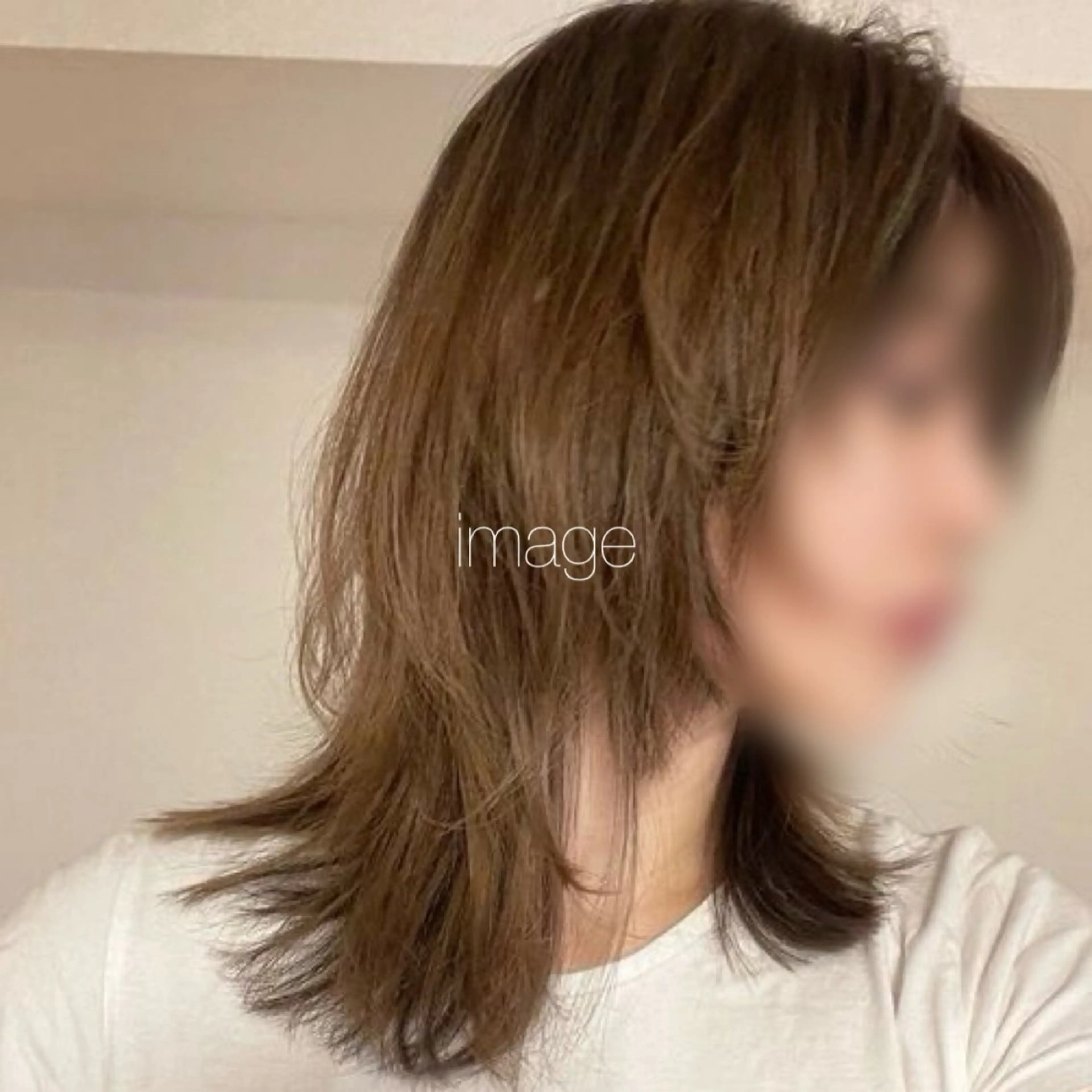 ウルフカット🐺の写真