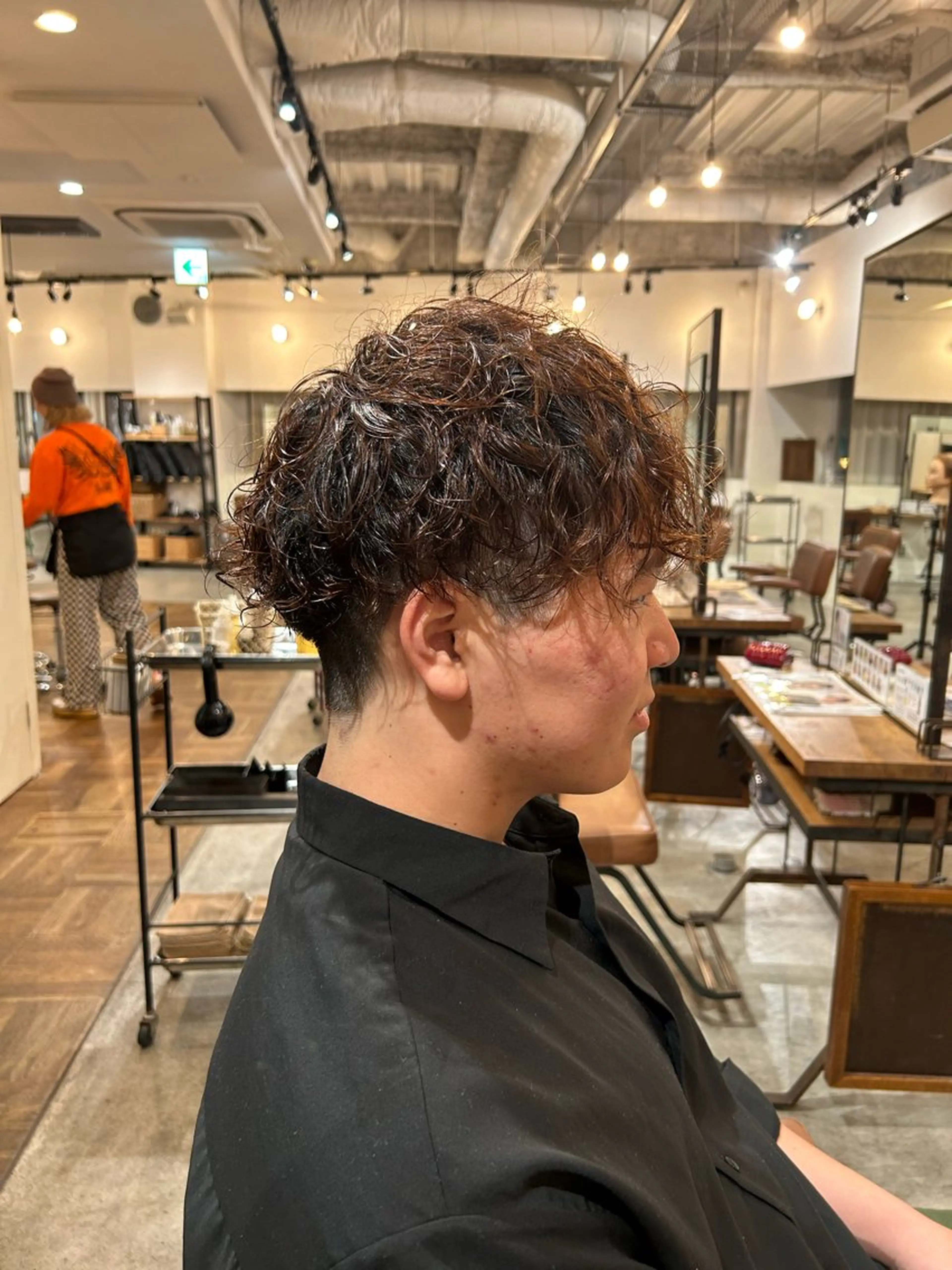 メンズ 梅田/透明感カラー ボブレイヤーきょうかのヘアスタイル