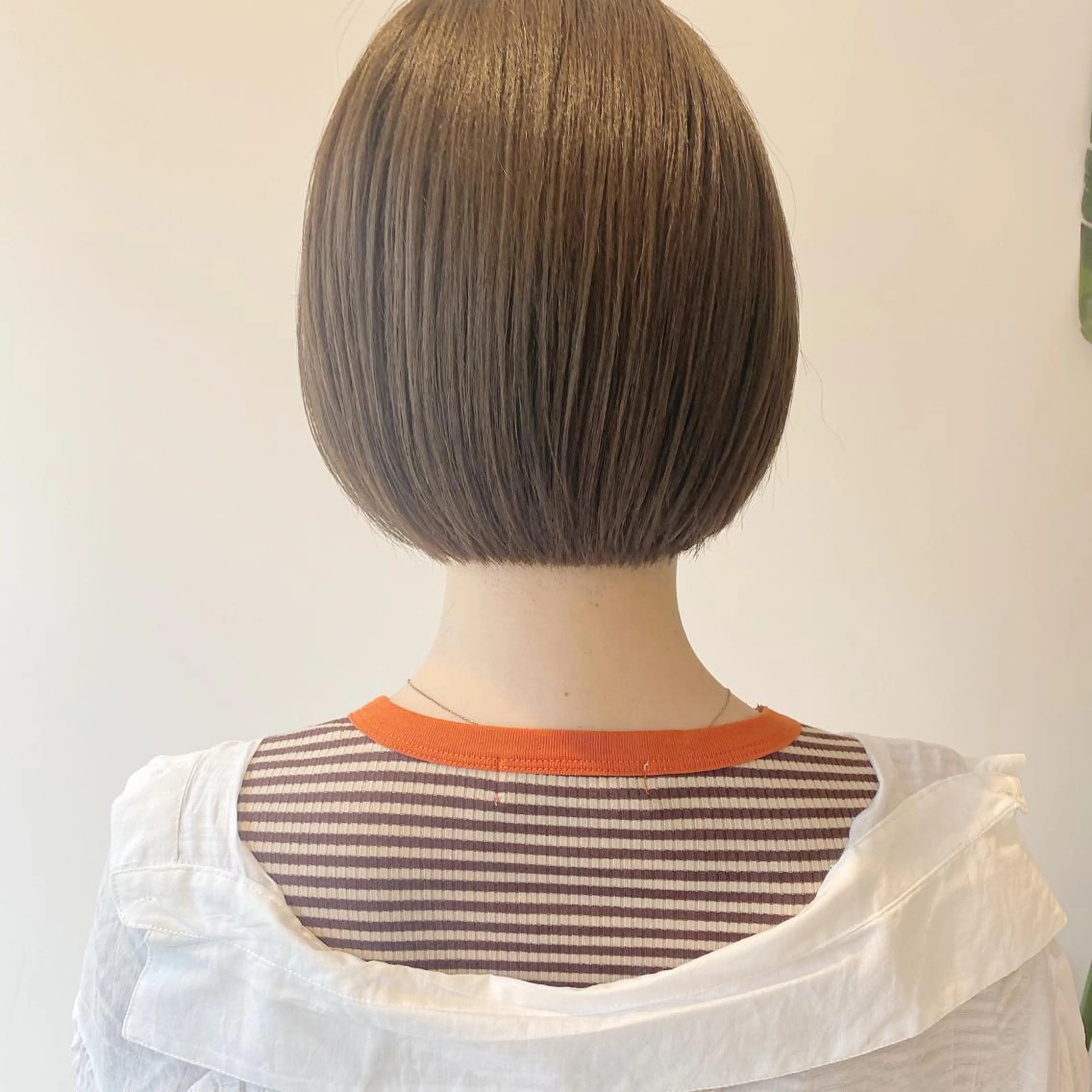 ショート カット ヘアカラー トリートメント ボブ韓国風レイヤー 錦糸町/畠中ケントのヘアスタイル
