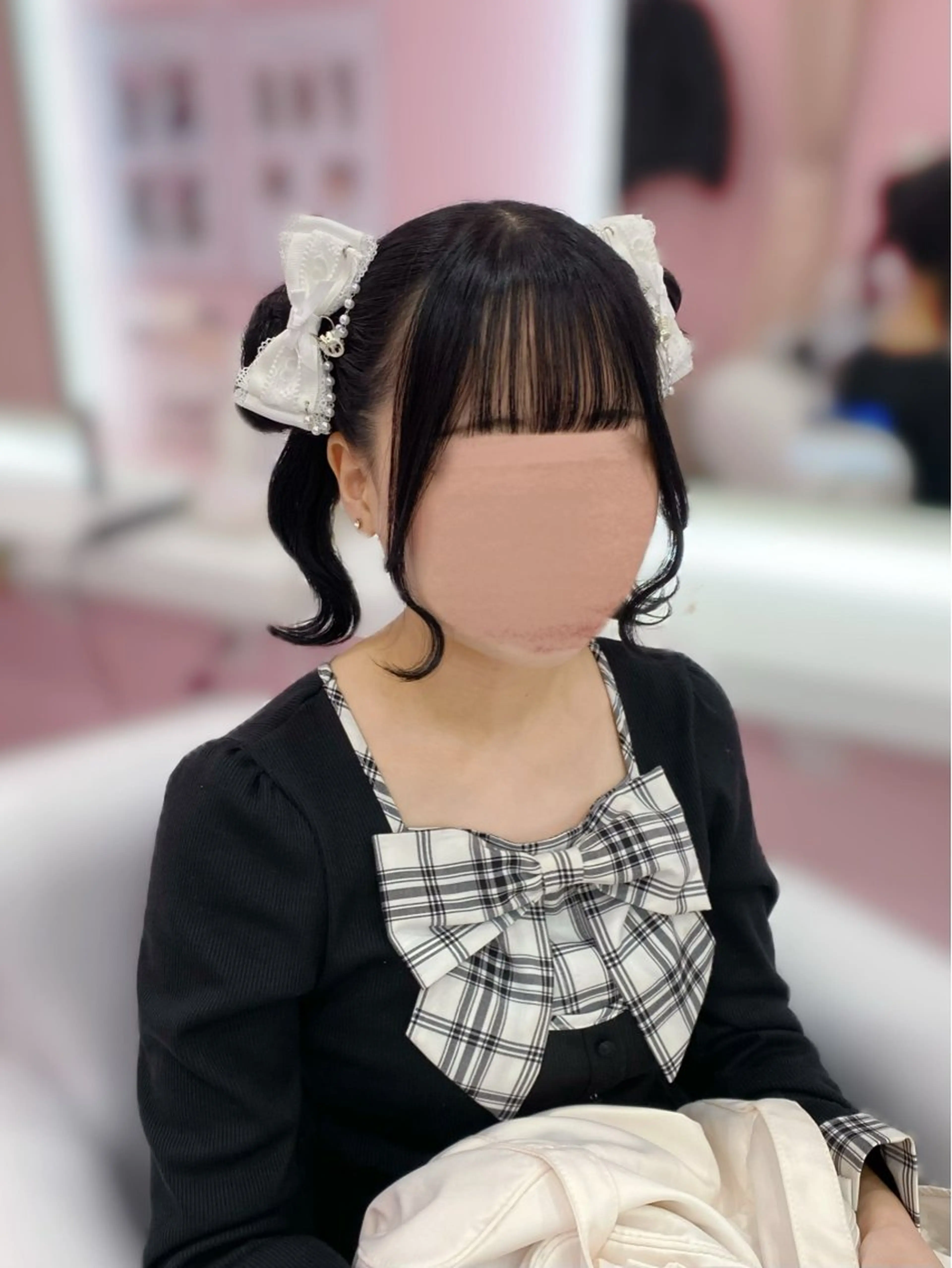 セミロング ヘアアレンジ ヘアセット Set Salon Mémoire by miuprierre所属・推し活🪄🩷 川上 佳奈のヘアスタイル