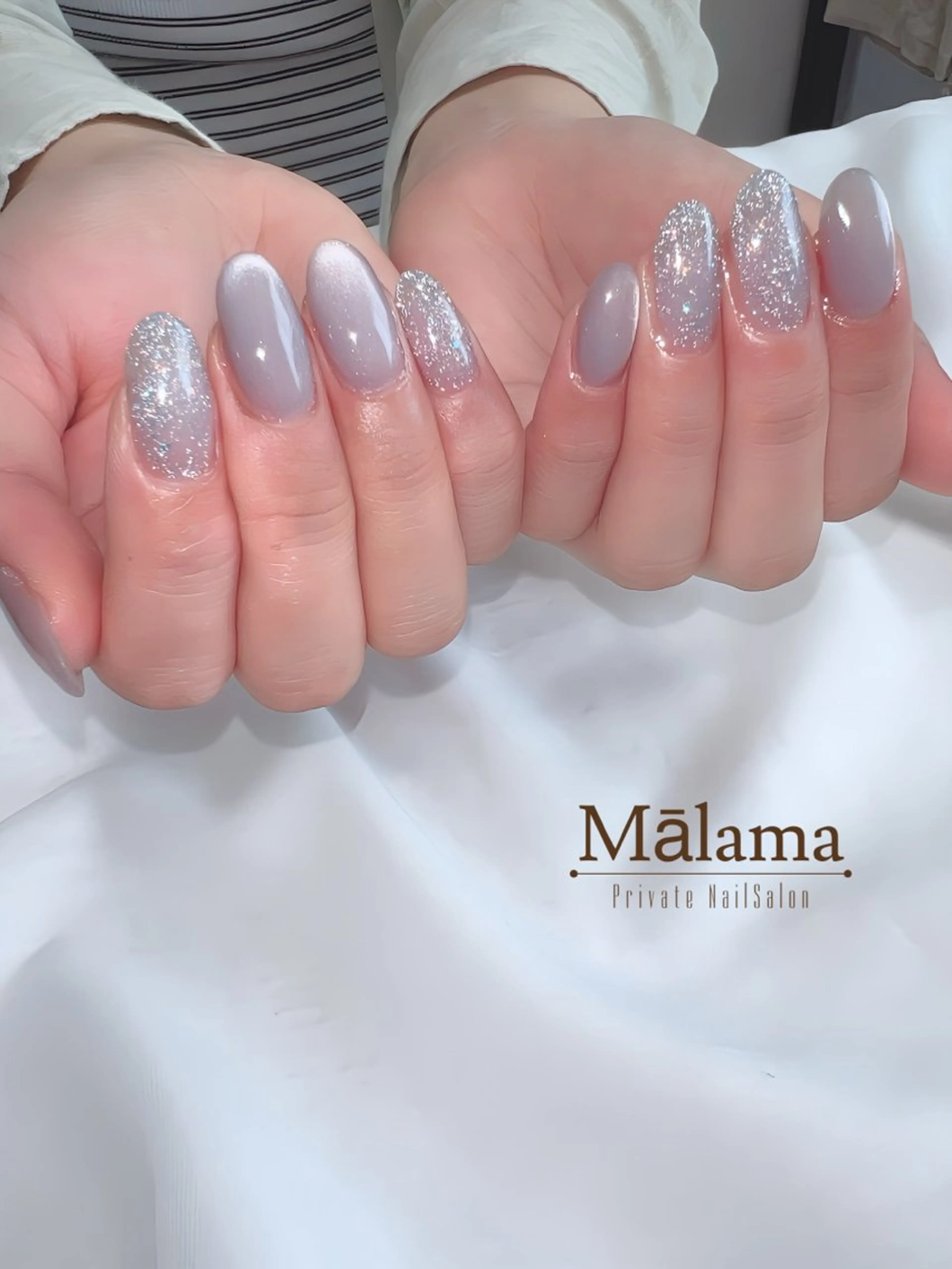 ネイル フラッシュネイル マグネットネイル ハンドネイル Malama ___Ayakaのネイルデザイン