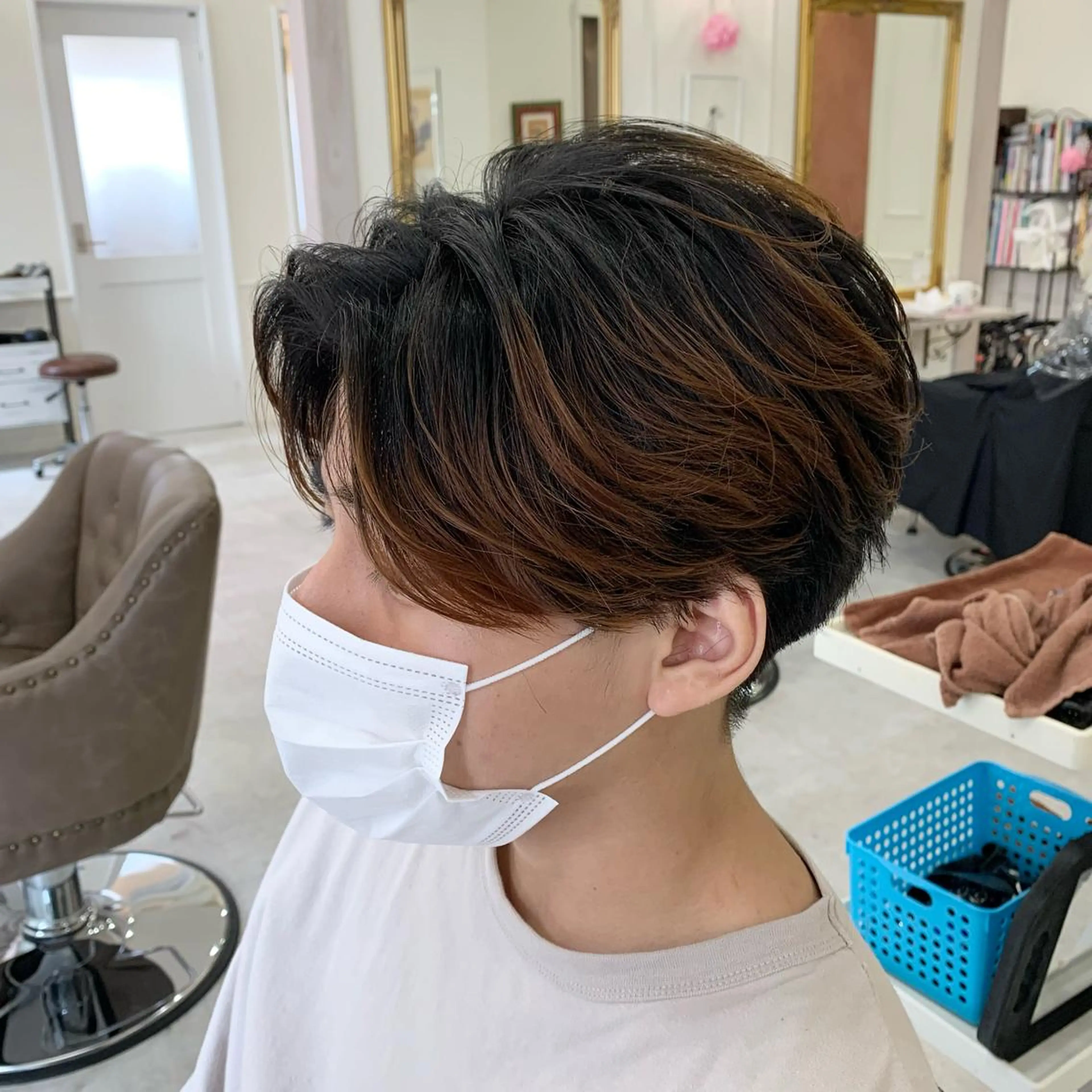 ショート カラー メンズ ダブルカラー トリートメント Sail【セイル】所属・喜多 涼のヘアスタイル