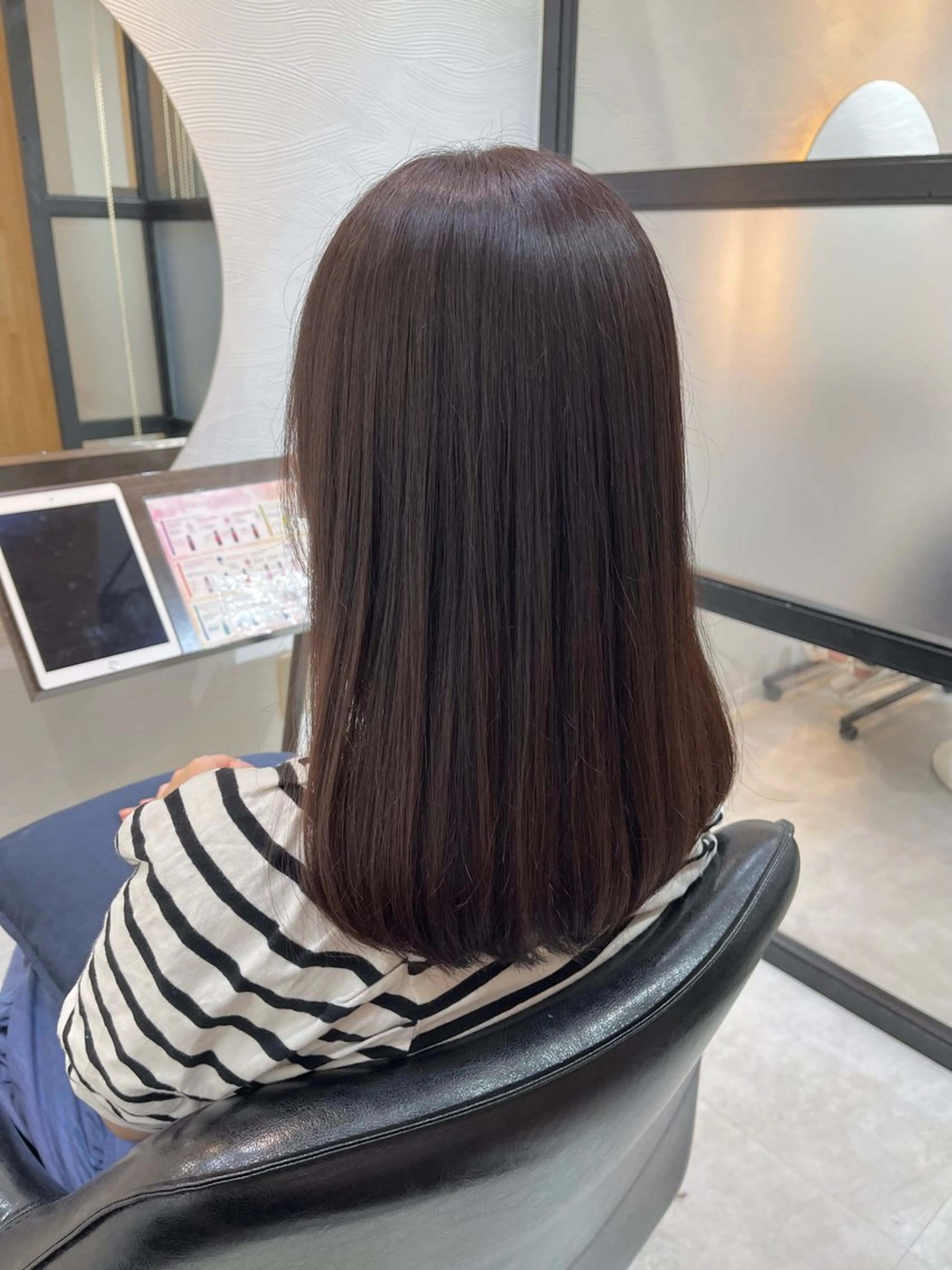 ロング カラー カット ヘアカラー トリートメント 【ニュアンスカラー・ 髪質改善】スズキカナのヘアスタイル