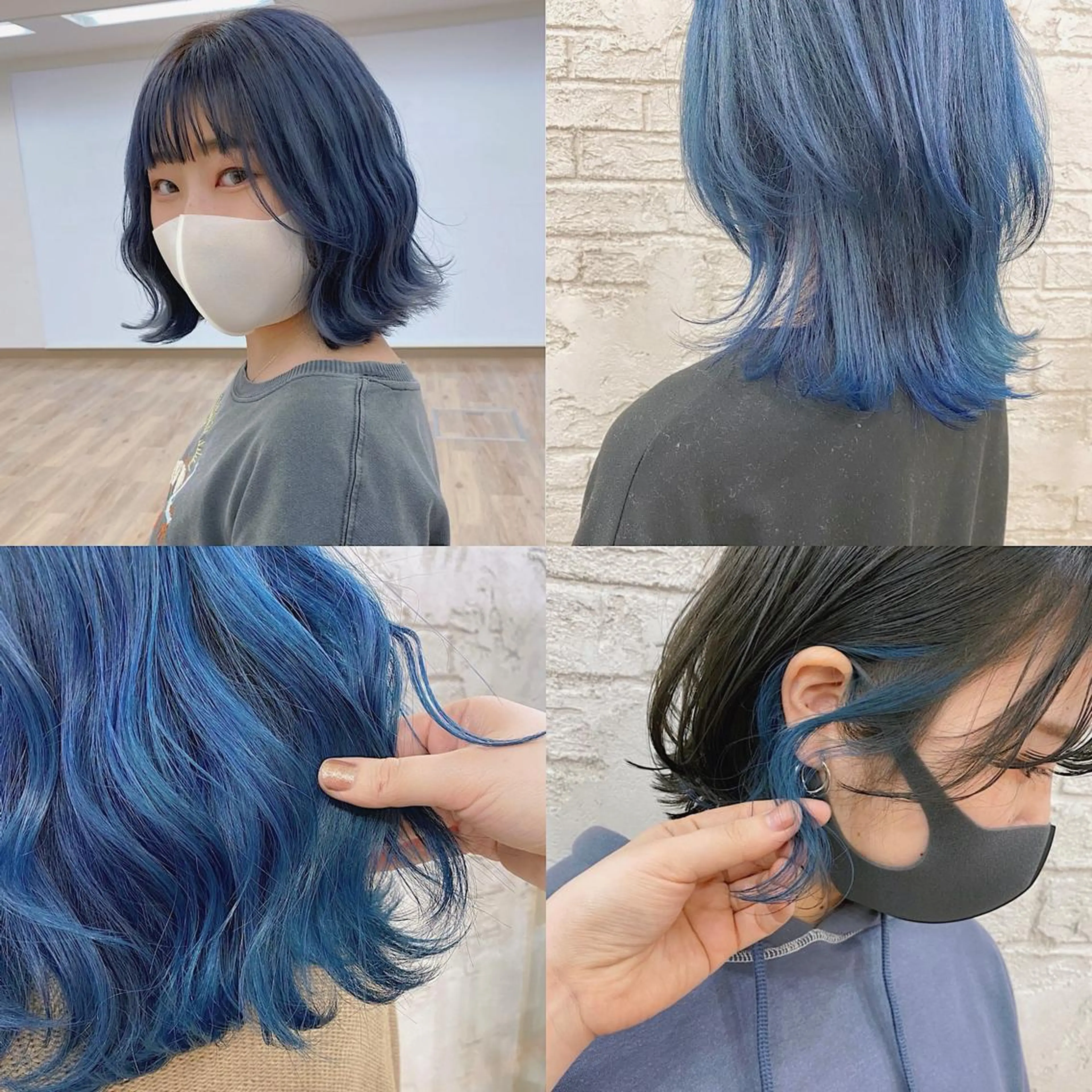 ミディアム カラー ヘアアレンジ カット ヘアカラー トリートメント ♡韓国風ヘア 🐈♡MIHOのヘアスタイル