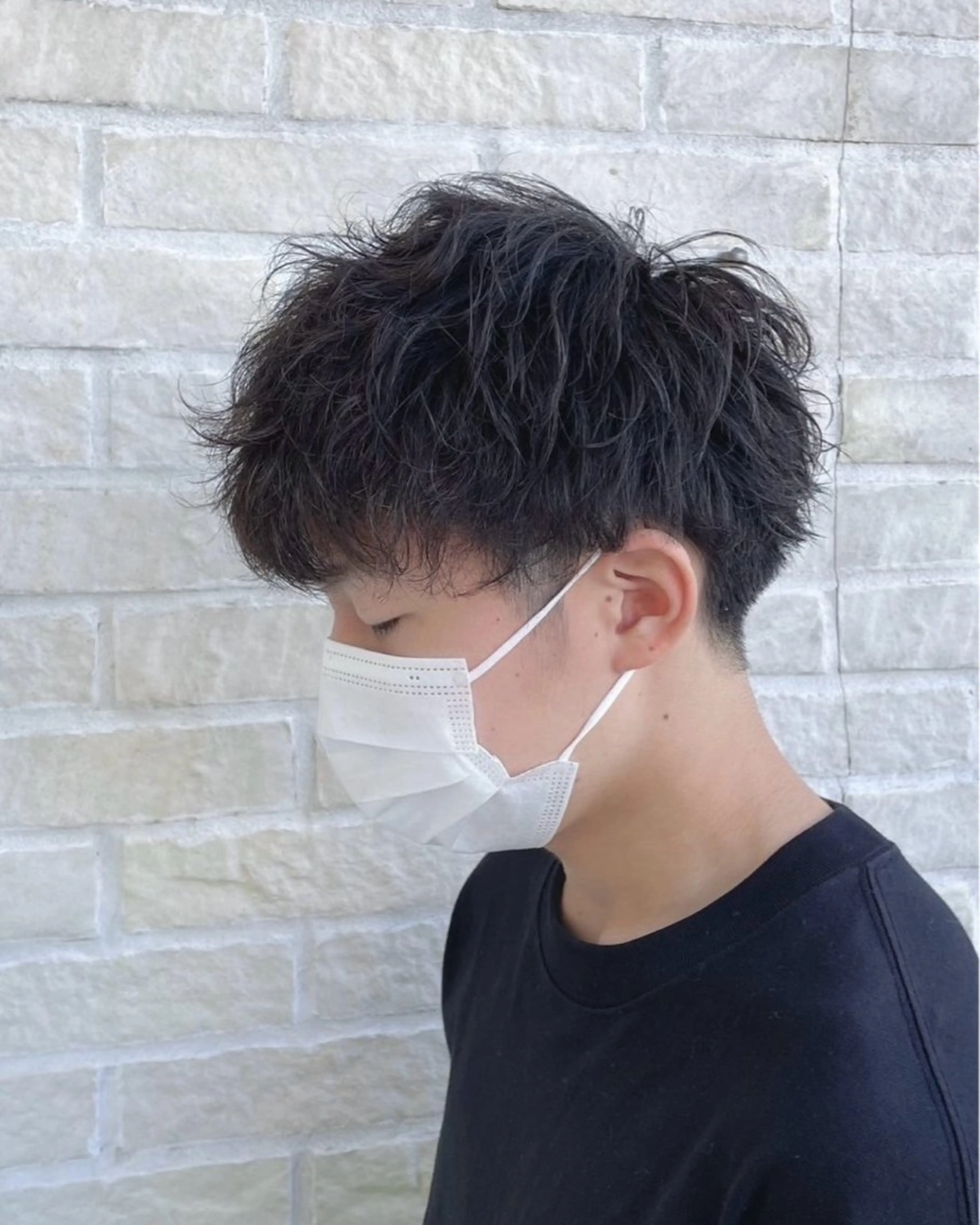【🌠練習モデル募集中🌠】🖤 ✨メンズカット+ナチュラルパーマ✨の写真