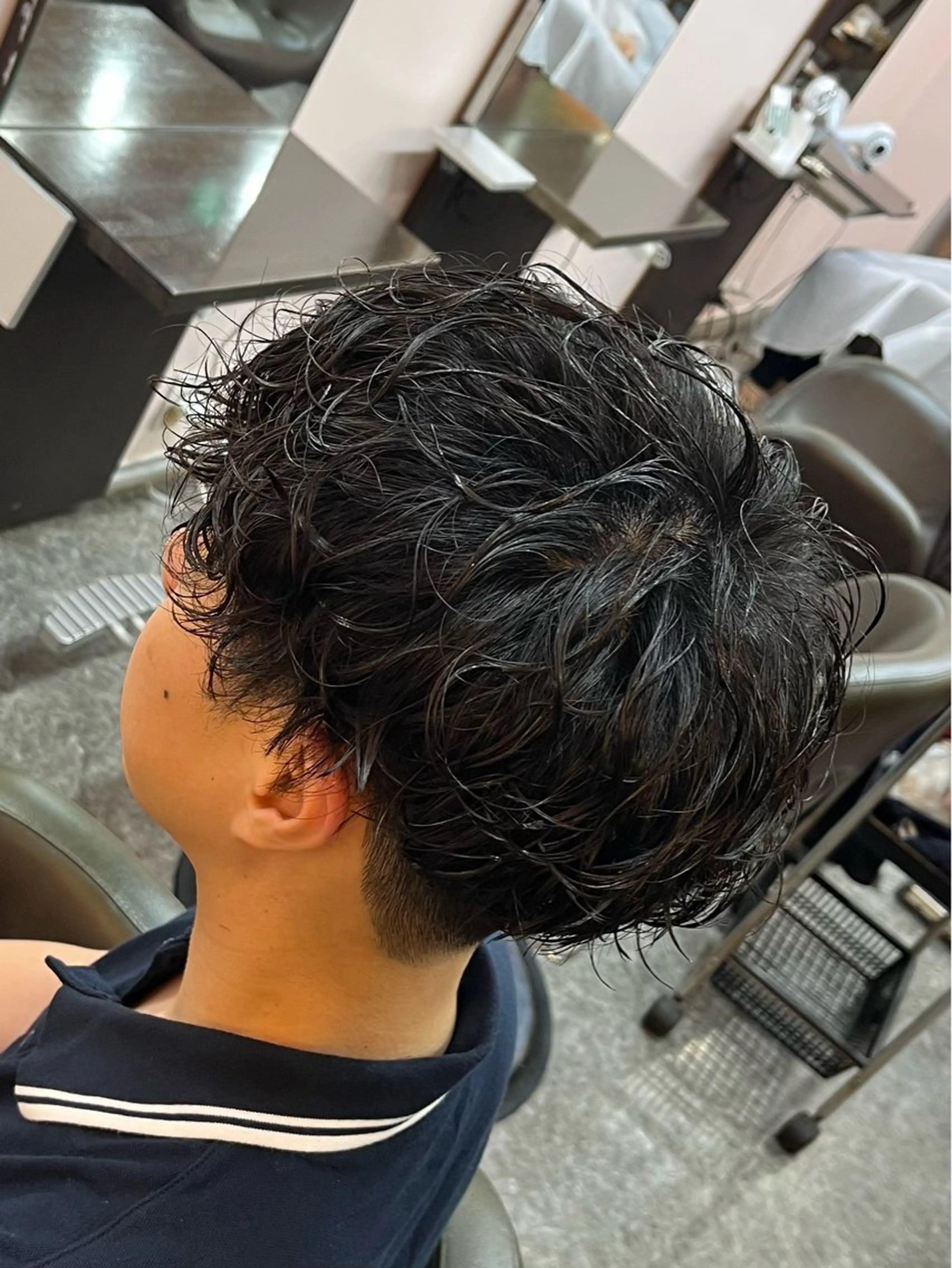 ミディアム パーマ CuMARi所属・歴7年🔥メンズ専門 自信しかありませんのヘアスタイル