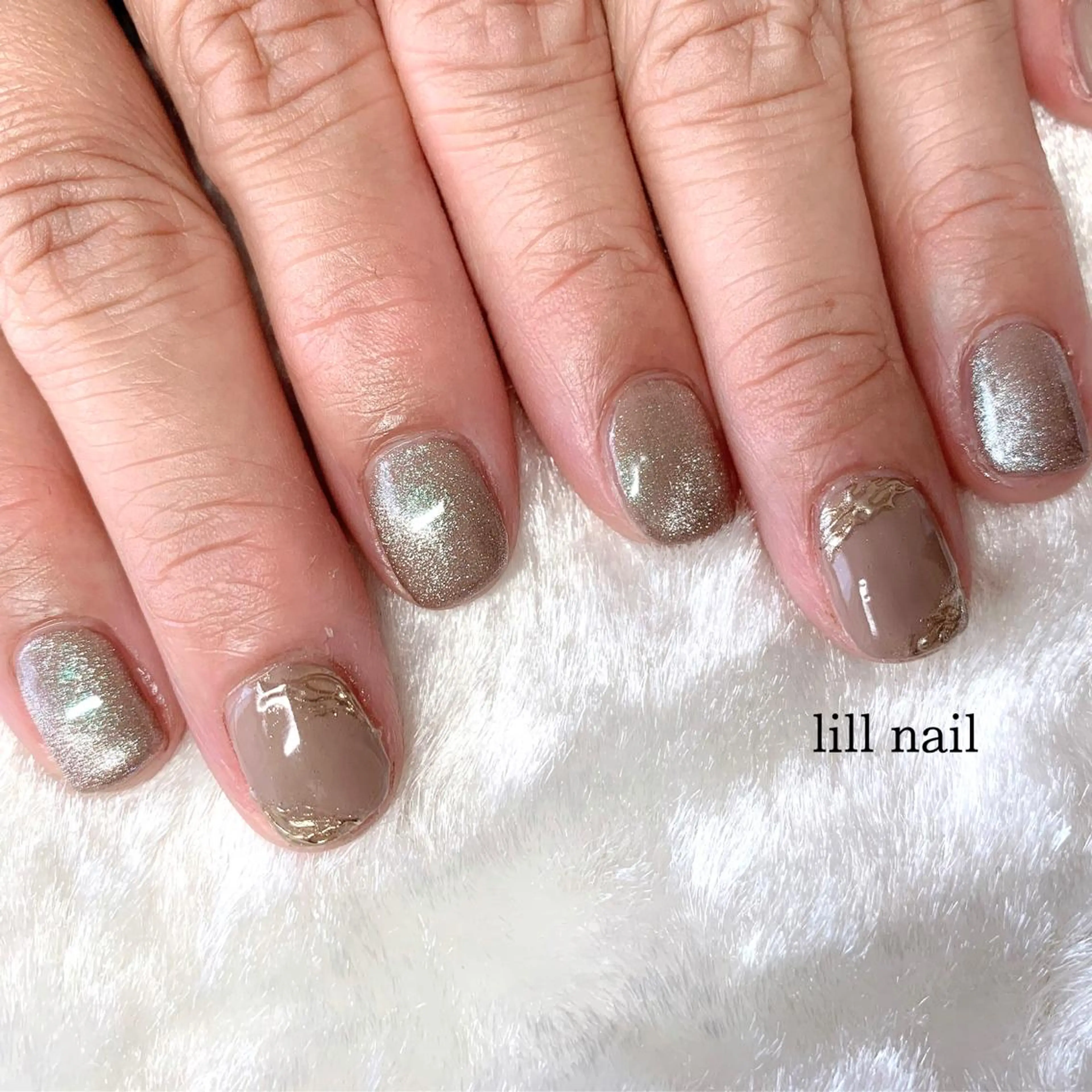 ショート pllia beautyのネイルデザイン