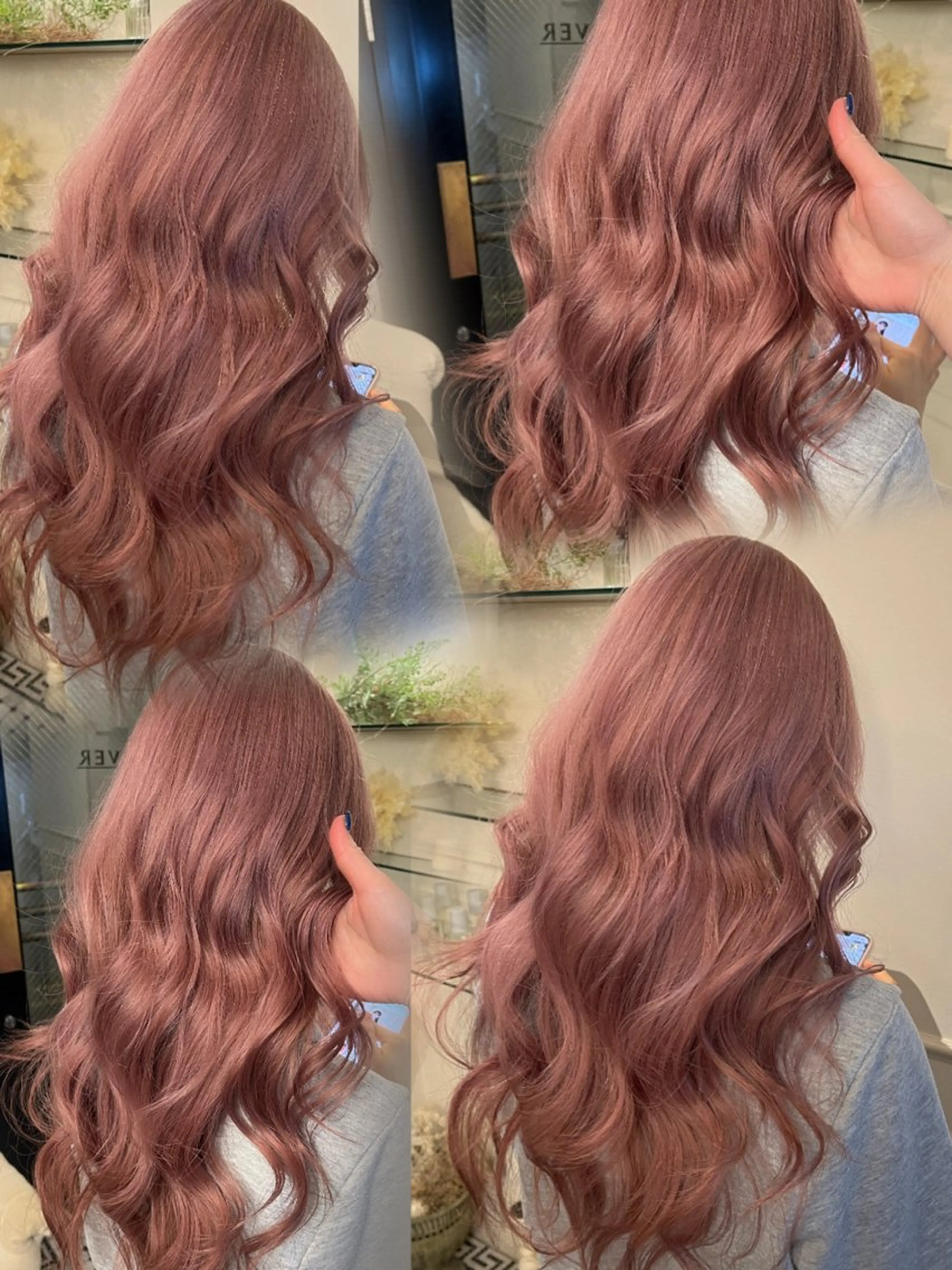 ロング カラー ブリーチ ヘアカラー ROVER所属・美咲🤎 /艶カラー /ハイライトカラーのヘアスタイル