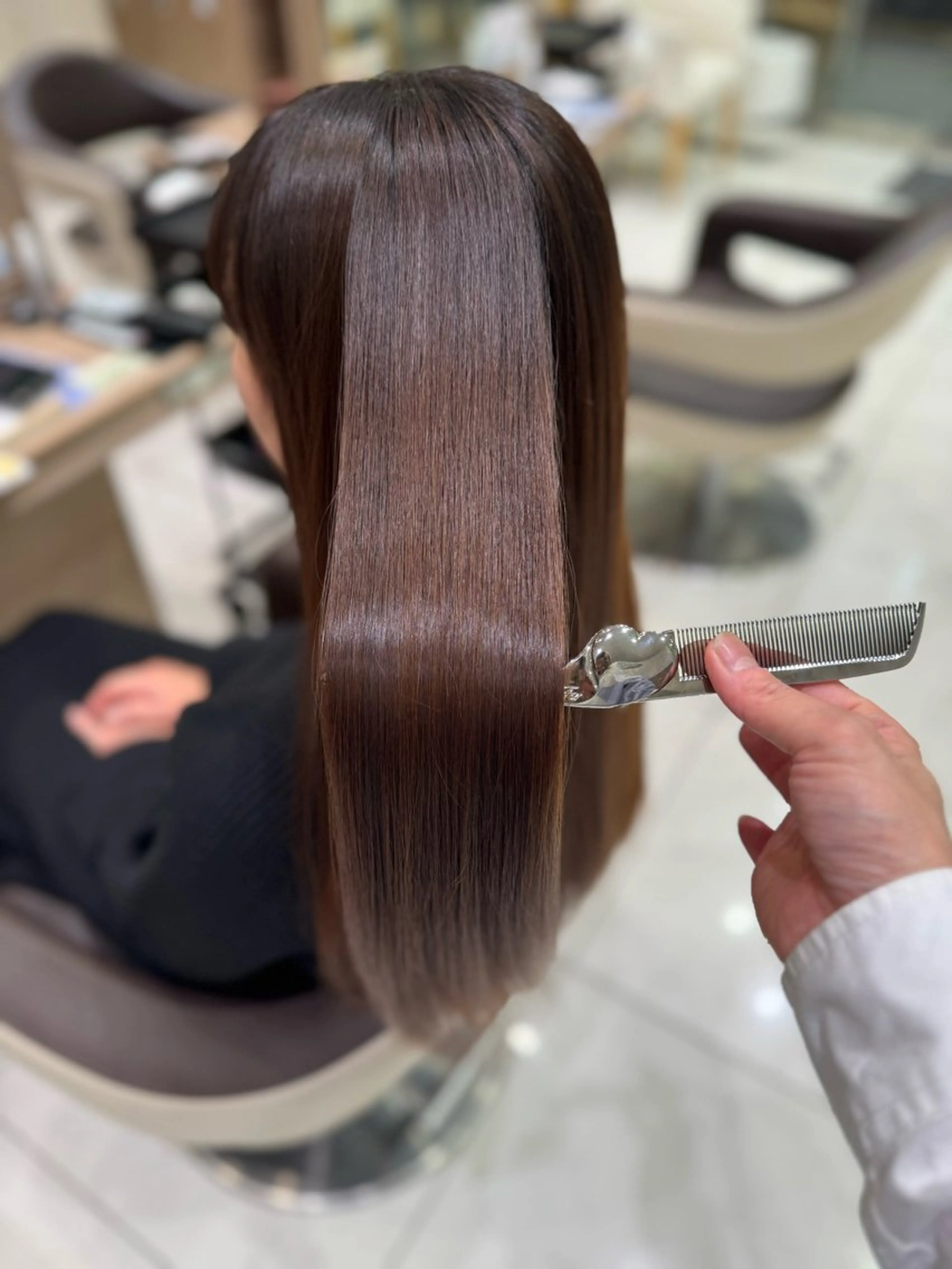 ロング カラー カット ヘアカラー トリートメント 指原 仁のヘアスタイル