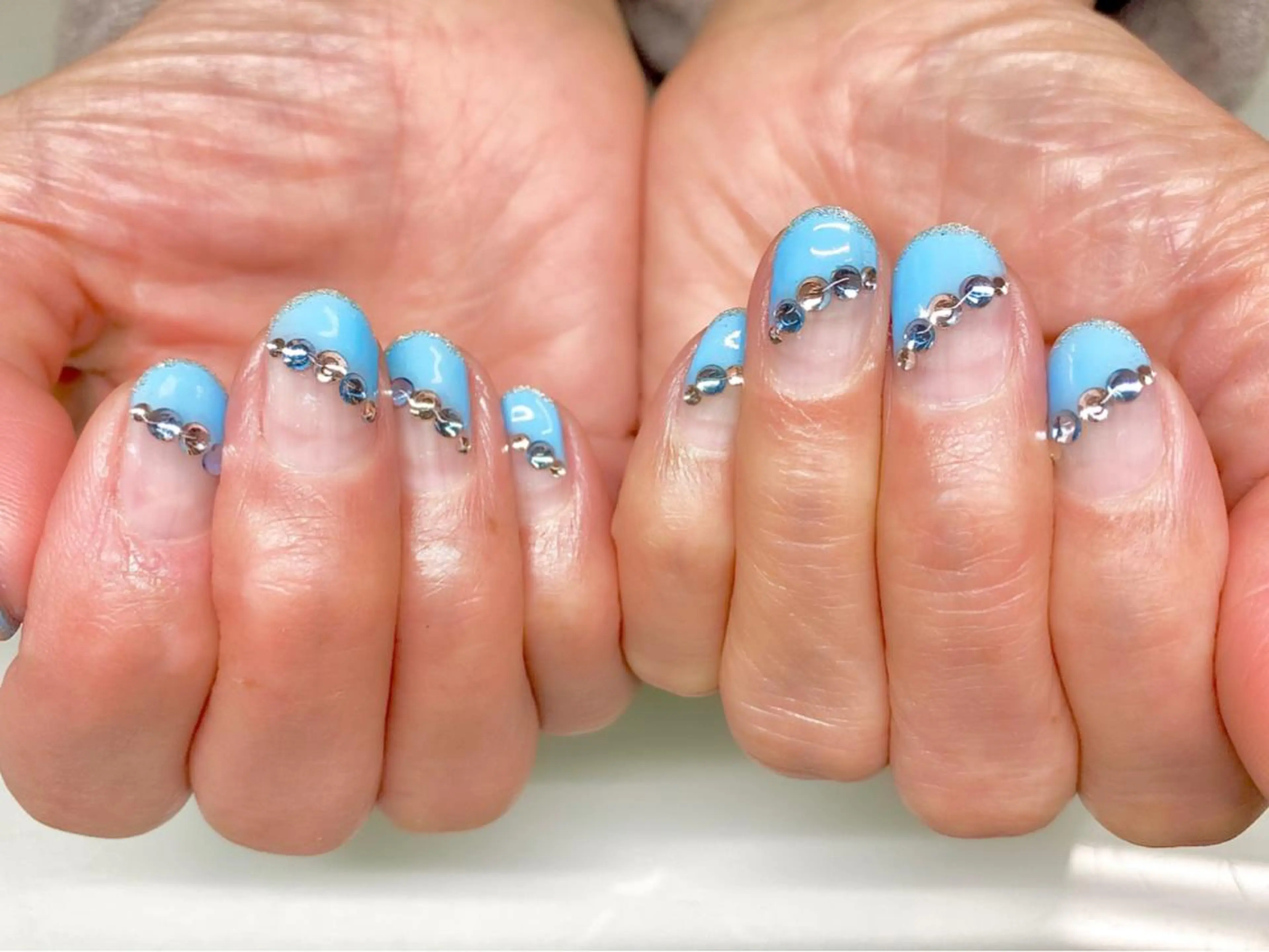 ネイル アートネイル オフィスネイル ショートネイル 春ネイル ハンドネイル BABELバベル所属・江戸川橋✨BABEL 【バベル】大人可愛いのネイルデザイン