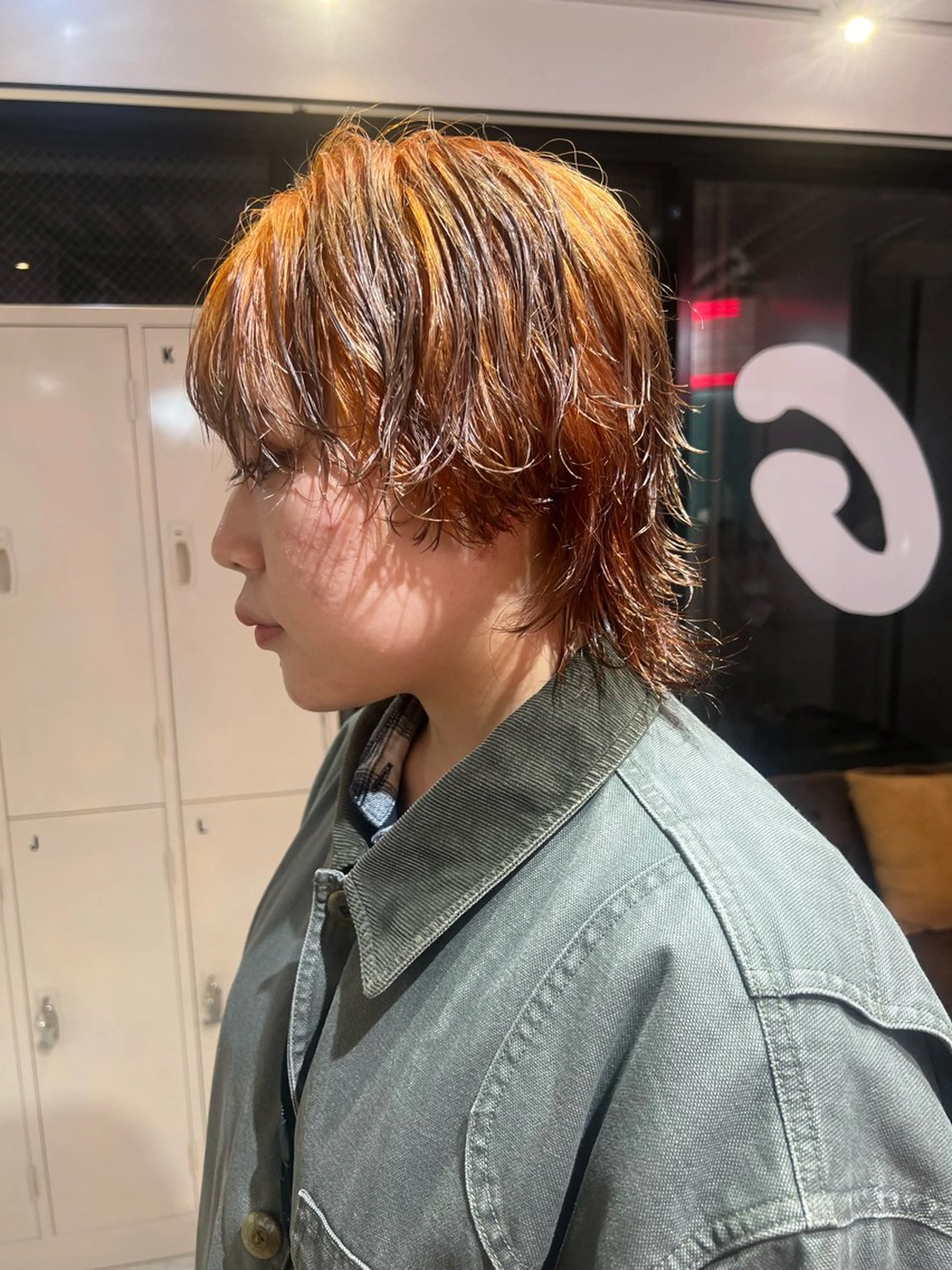 ミディアム ヘアカラー トリートメント 💥ウルフカット デザインあんな💥のヘアスタイル