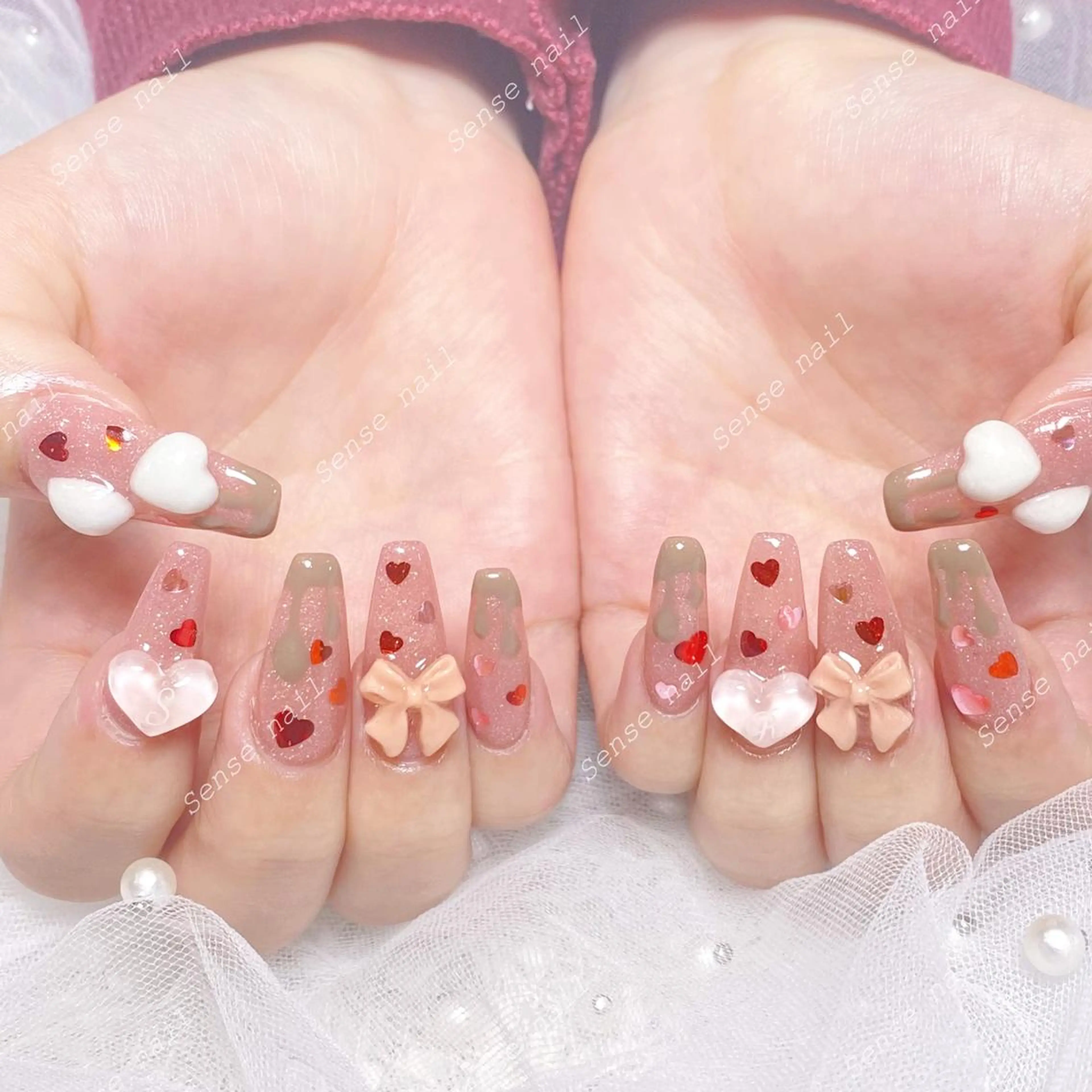 ネイル ハンドネイル ハンドケア Feinn Ink💕のネイルデザイン