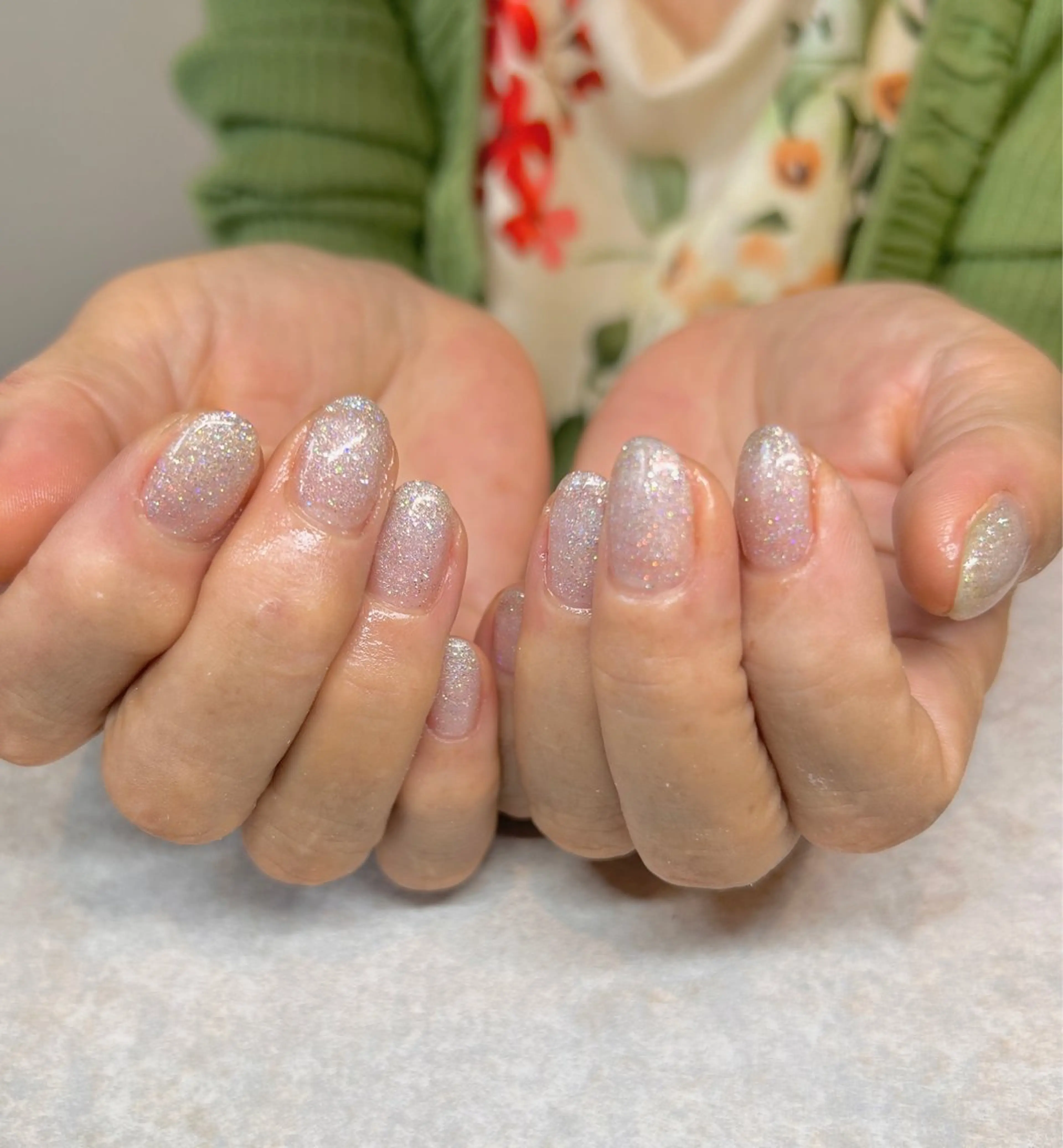 ネイル ラメ(グリッター) 春ネイル フットネイル N.style所属・Ｎ. styleのネイルデザイン