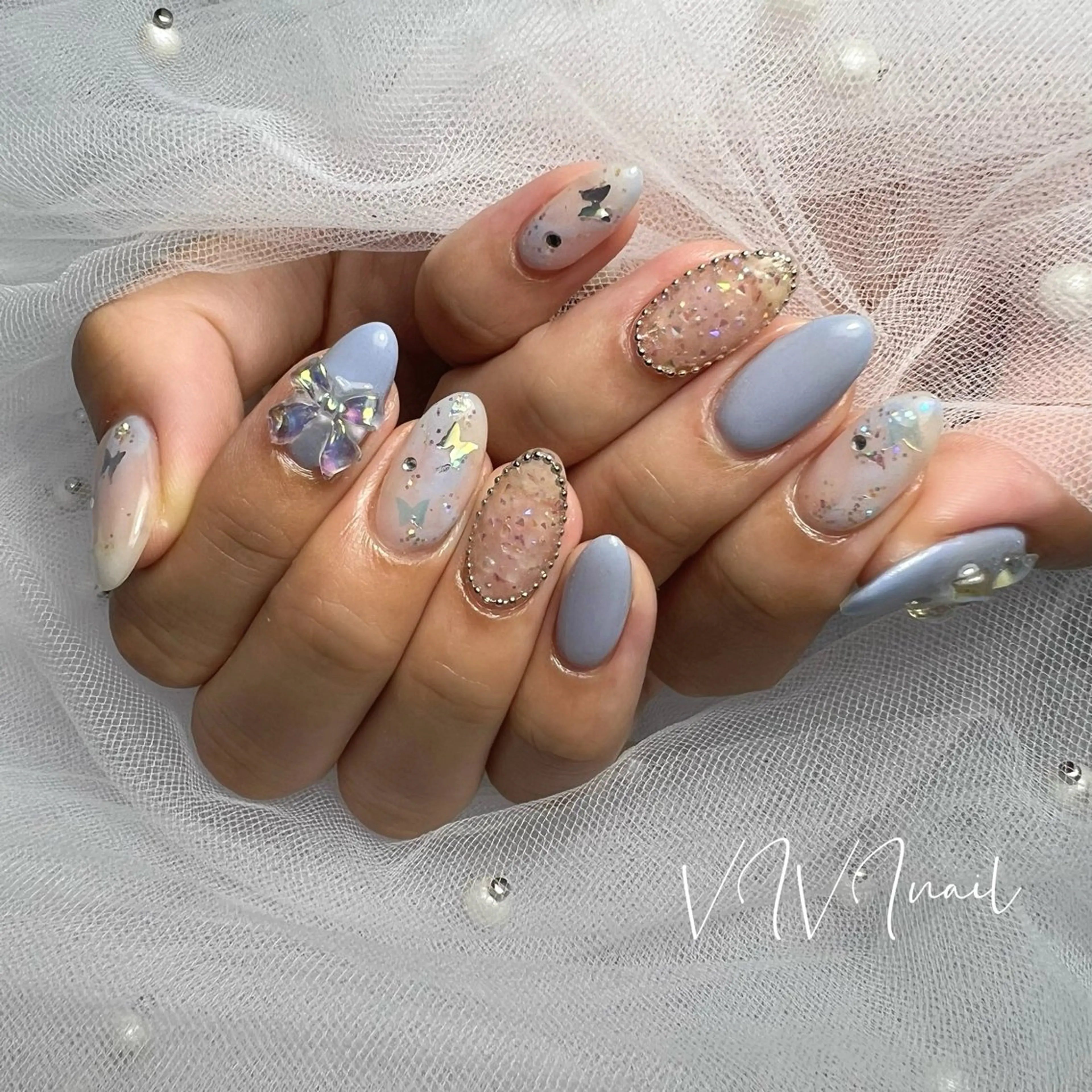 ネイル 韓国ネイル ハンドネイル vivi nailのネイルデザイン