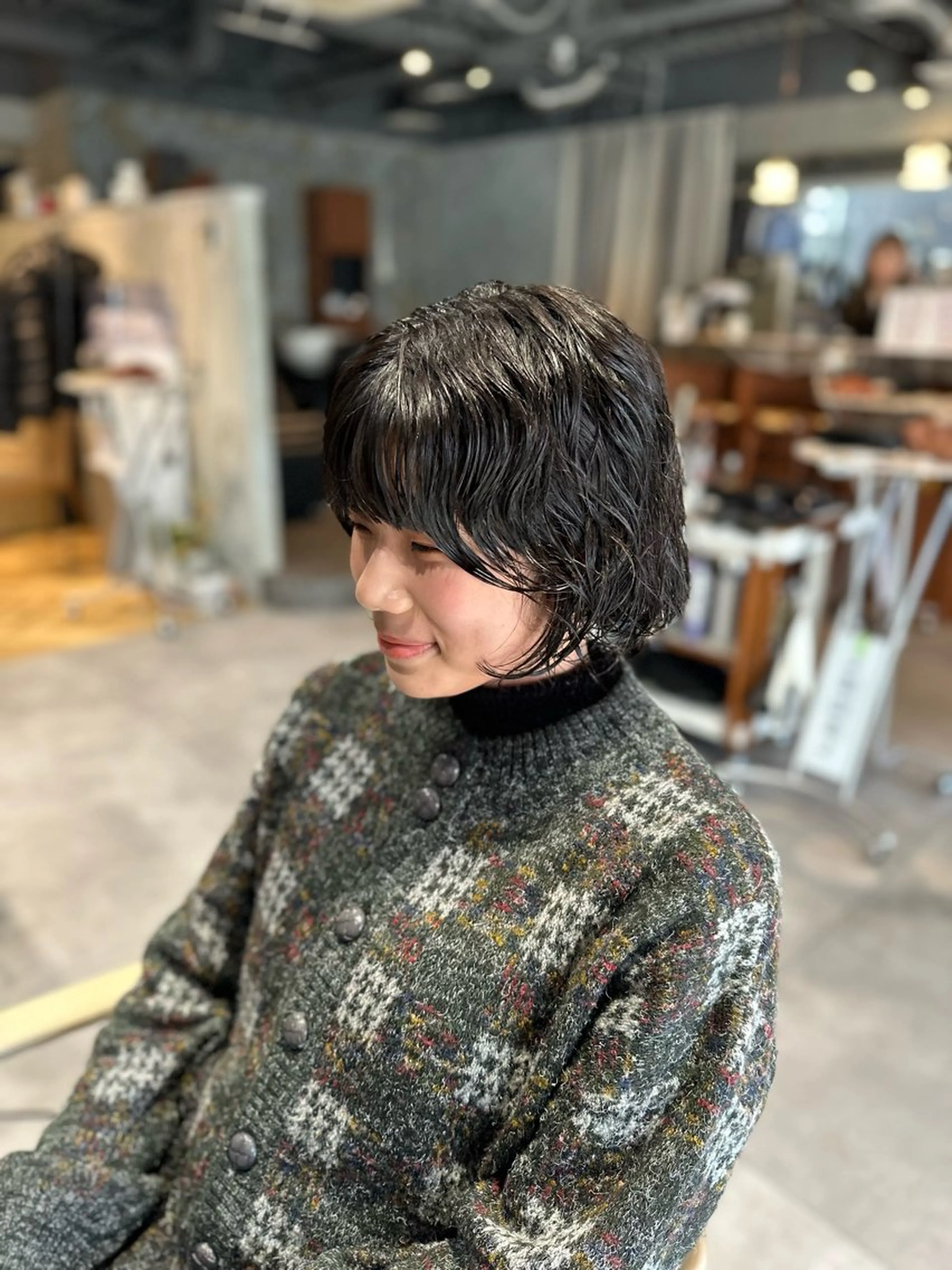 ショート カット パーマ 似合わせスタイル 山本風太のヘアスタイル