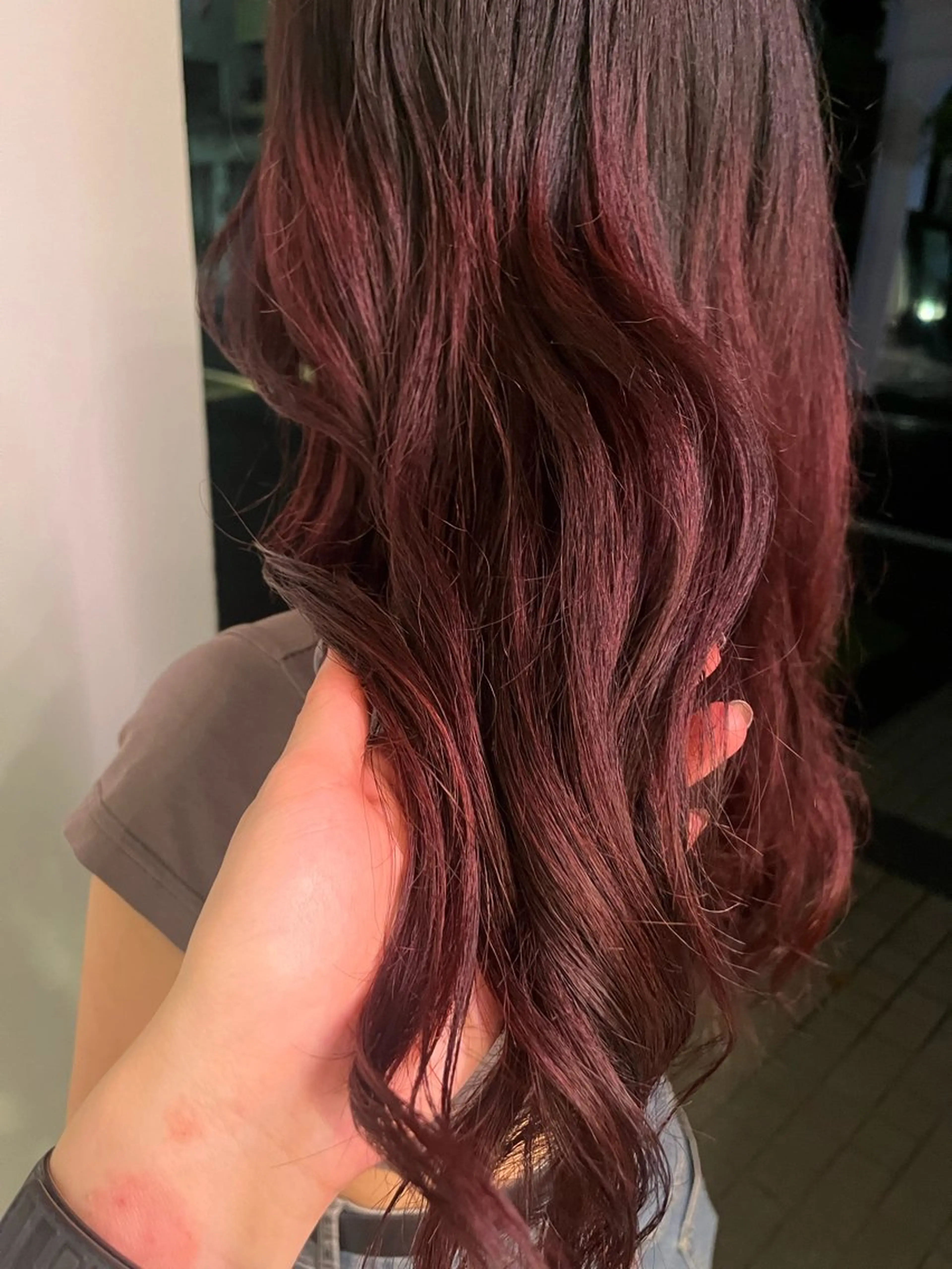 カラー ヘアカラー くすみカラー/縮毛 ayukaのヘアスタイル