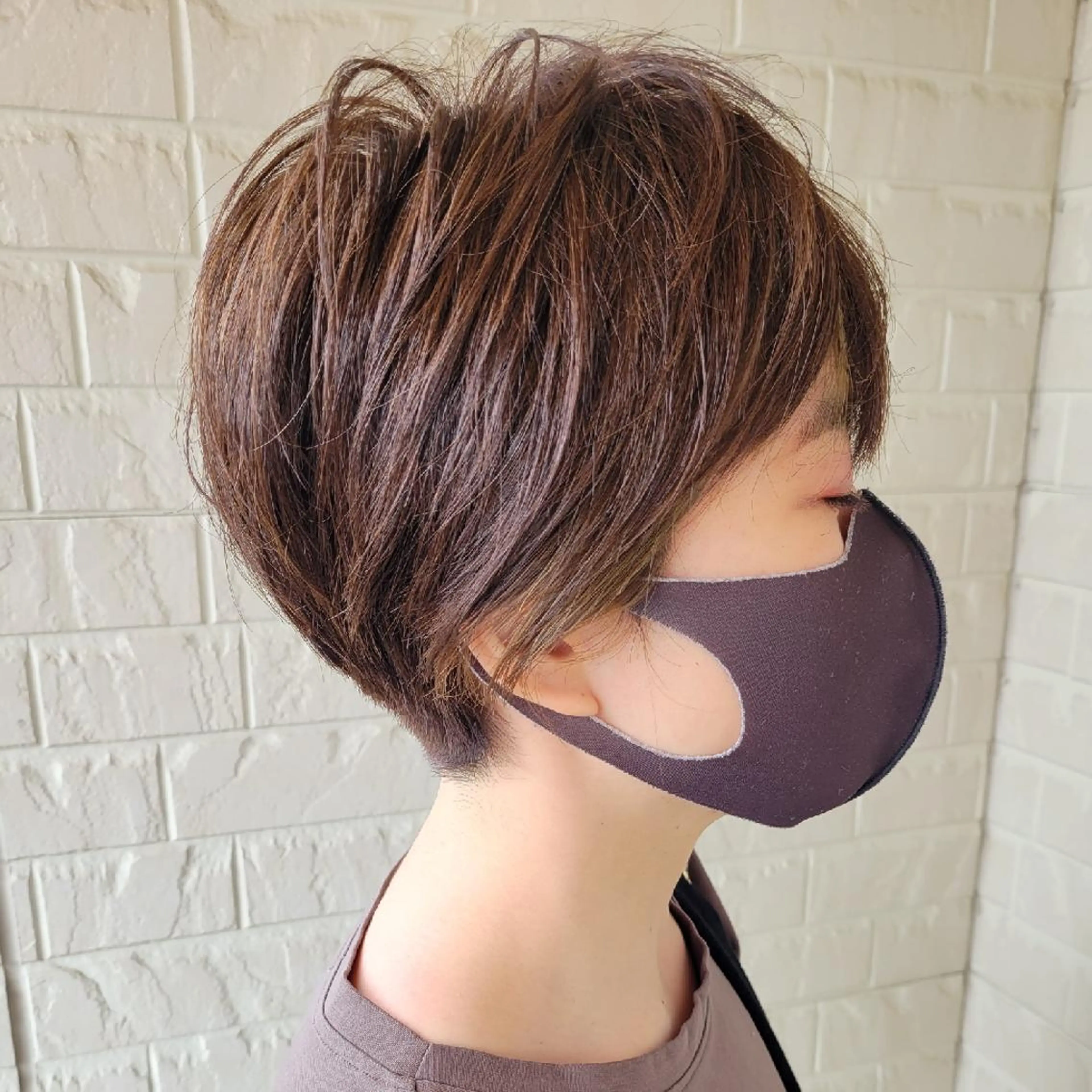 ショート unite所属・清水 沙織のヘアスタイル
