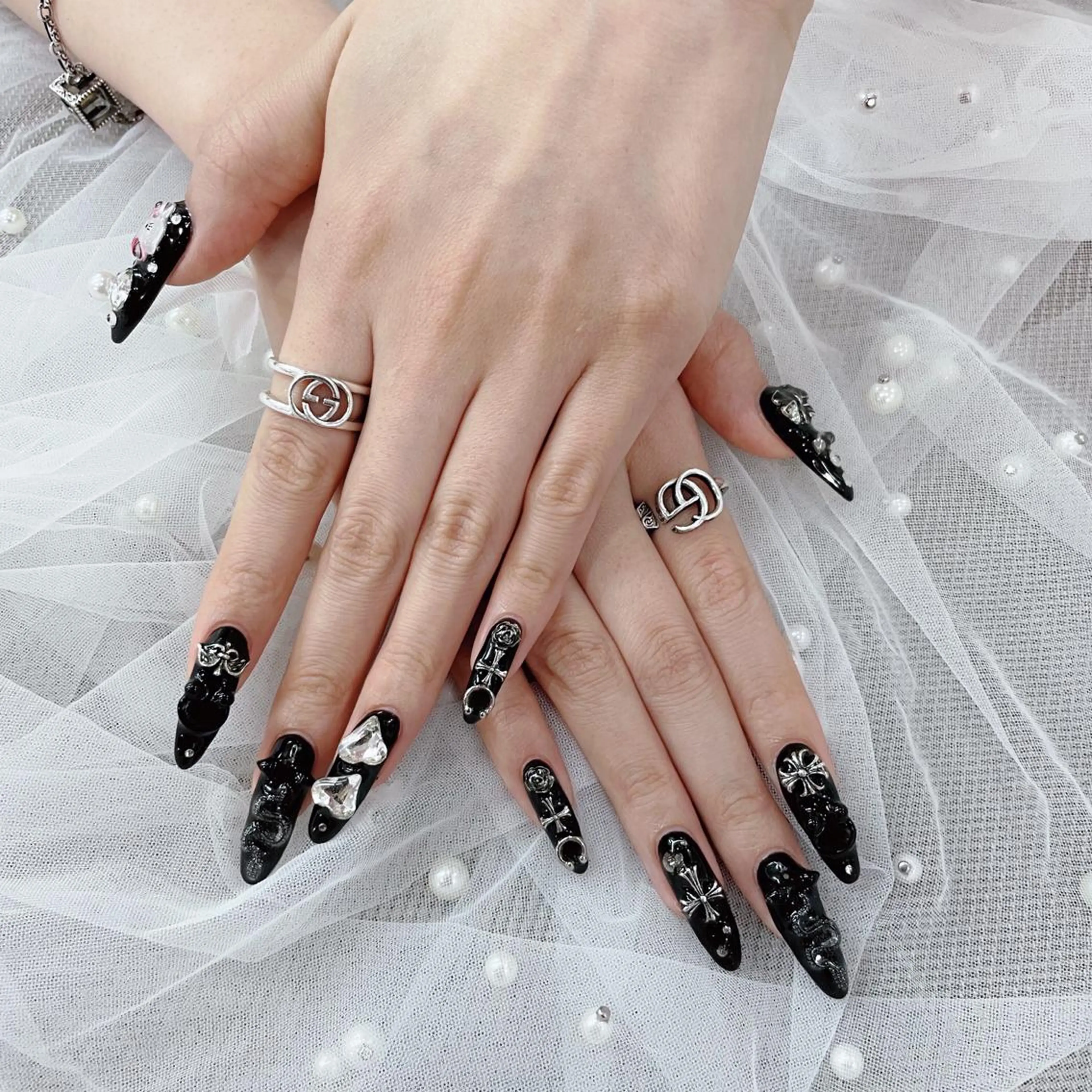 ネイル ハンドネイル フットネイル ラベンダー💖日暮里 ルル💖ネイルのネイルデザイン