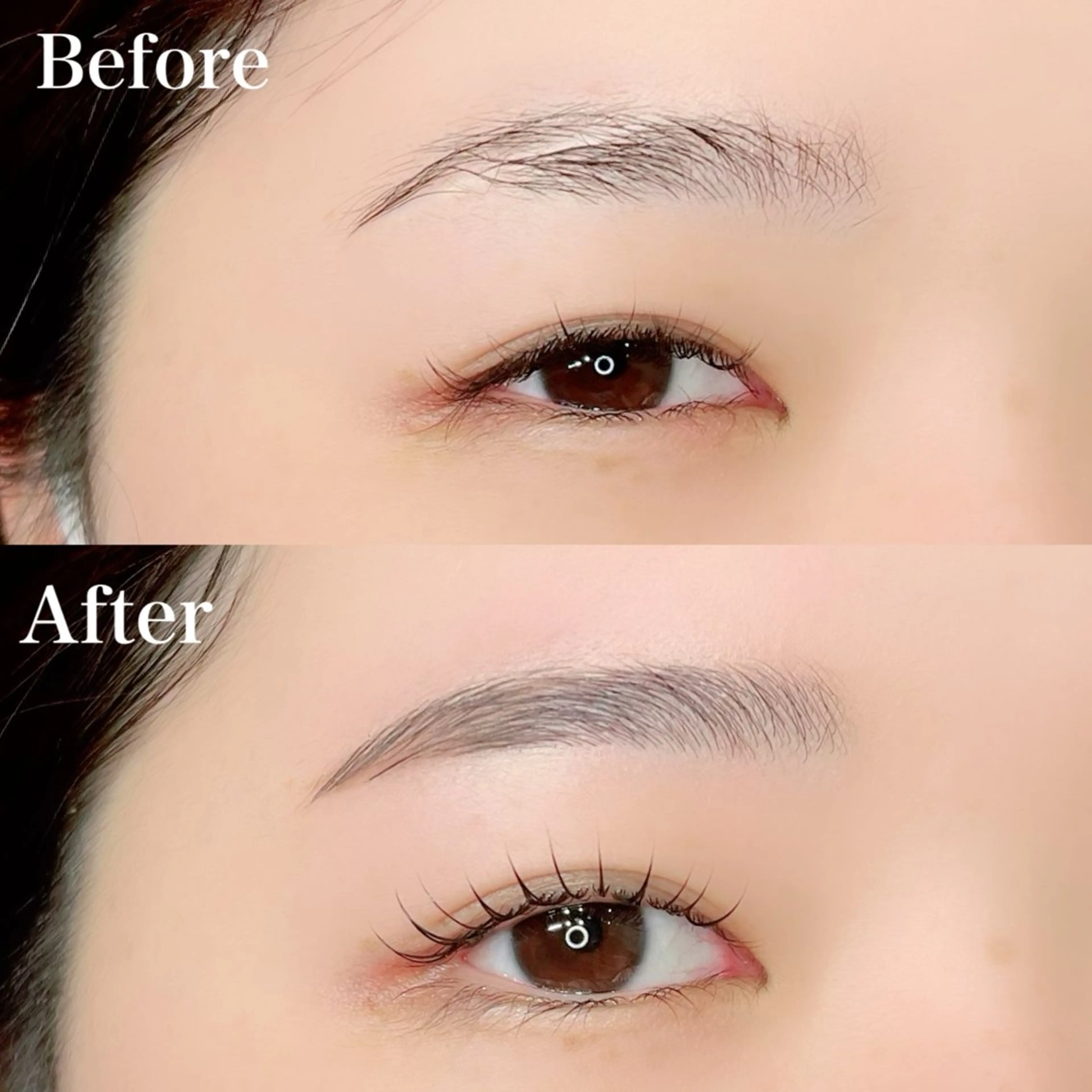 マツエク・マツパ 束感まつ毛 韓国風マツエク パリジェンヌラッシュリフト まつげパーマ 一重×まつ毛パーマ Eye lashのマツエク・マツパデザイン