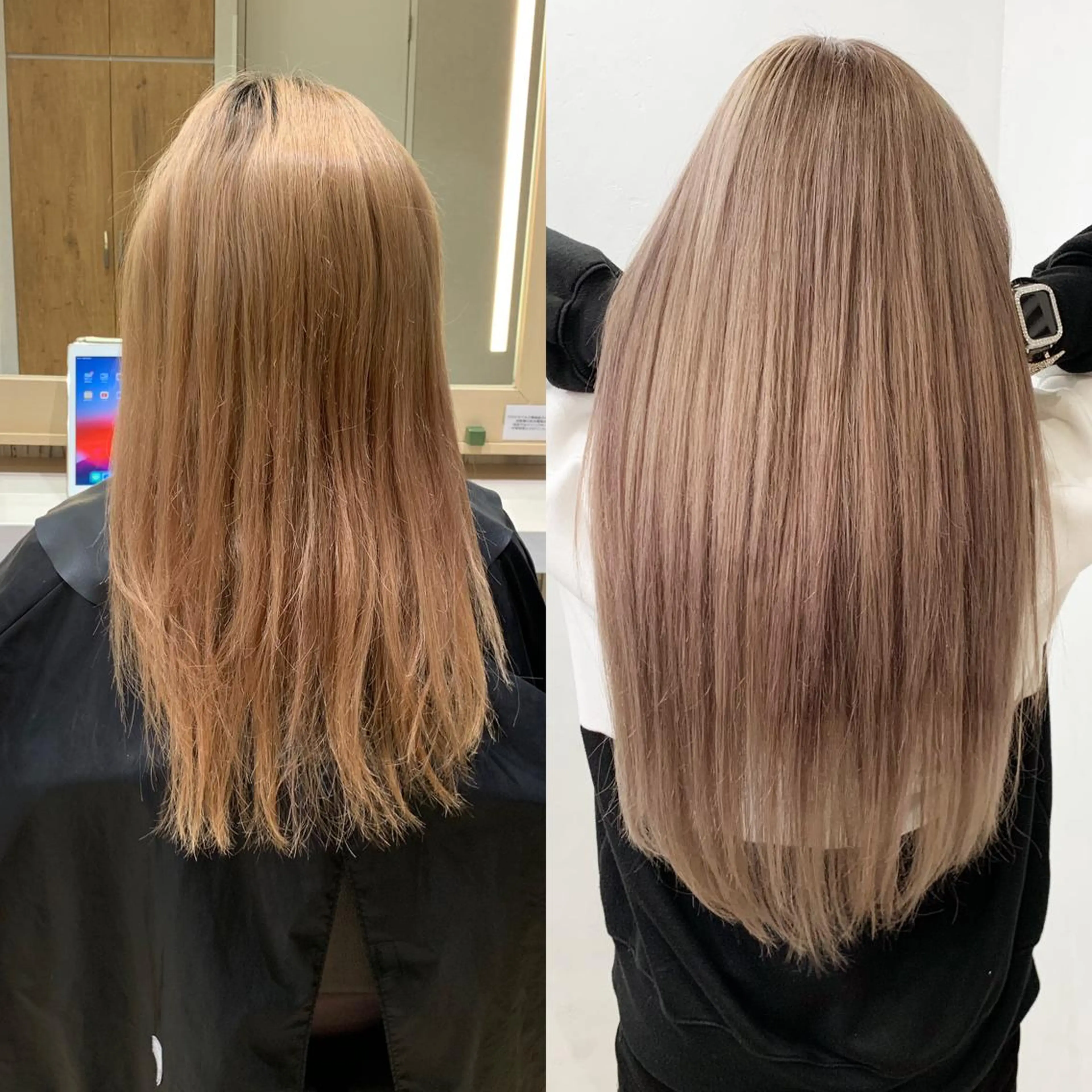 ロング カラー ヘアアレンジ エクステ エクステ TATSUYA アートディレクターのヘアスタイル