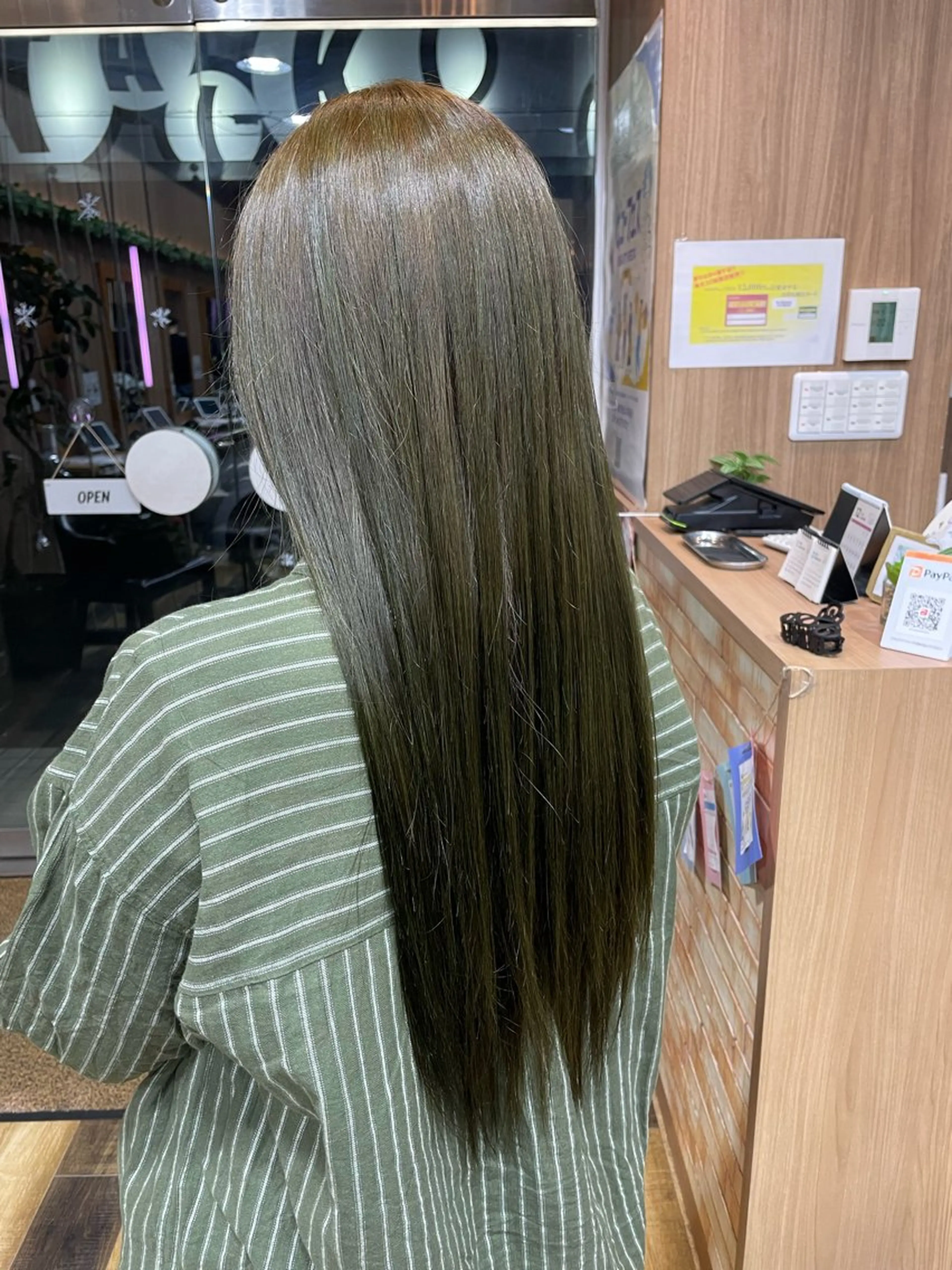 ロング ヘアカラー トリートメント 山際勇策 /岐阜美容師のヘアスタイル