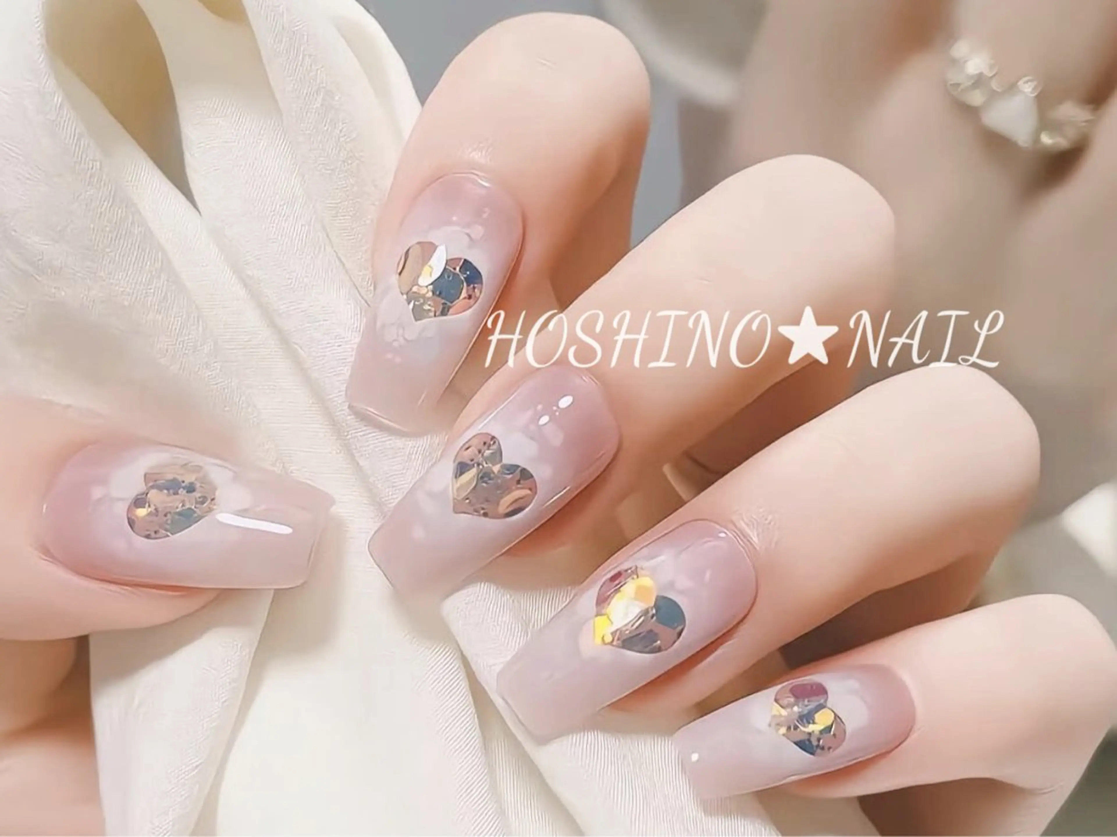 ネイル オーロラネイル チークネイル ドット フットネイル フレンチネイル ハンドネイル ★HOSHINO NAIL★新宿店のネイルデザイン