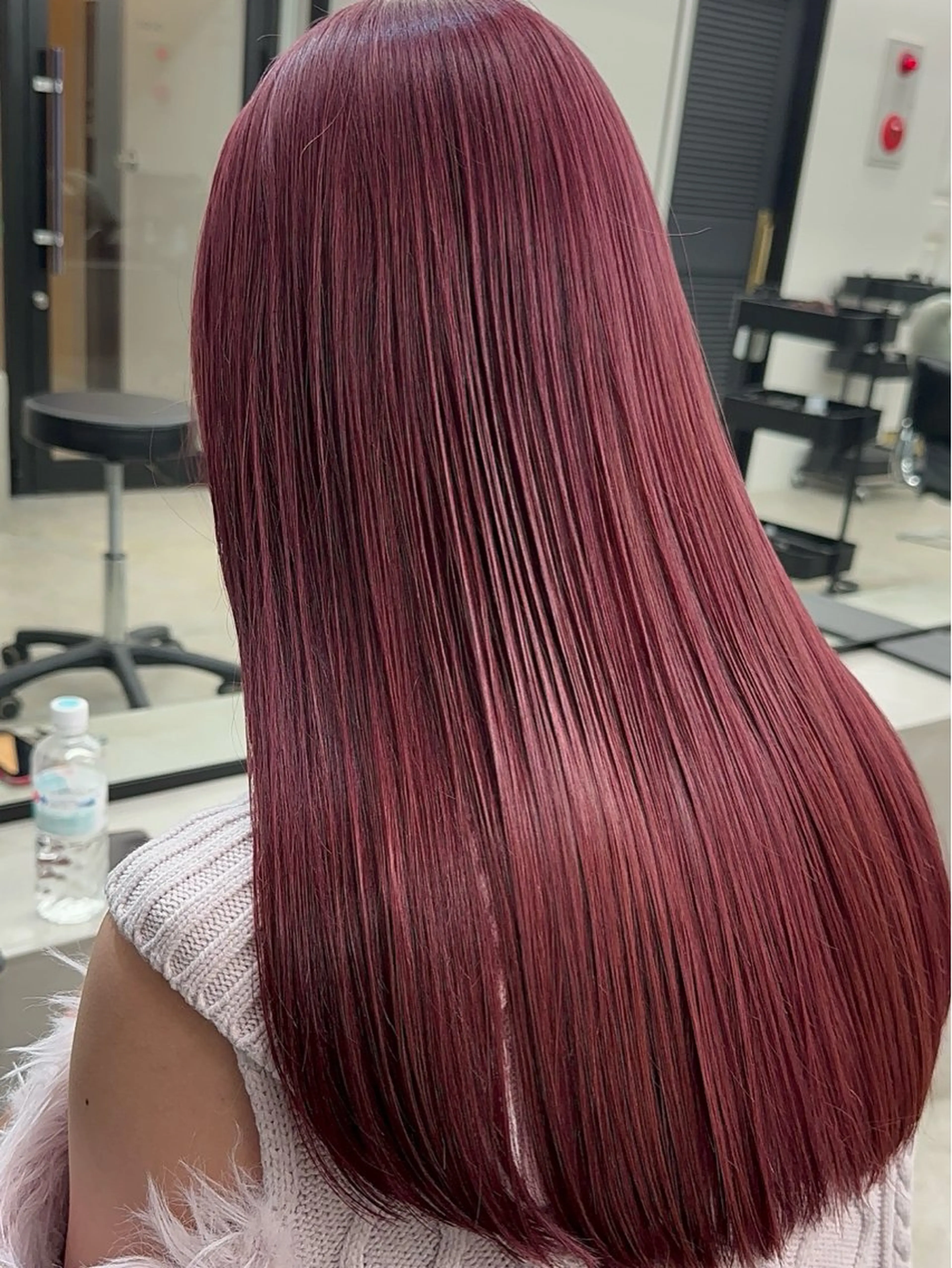 ロング 髪質改善 縮毛矯正 トリートメント 酸熱トリートメント ヘアカラー 美髪トリートメント ✨🤍モモハ🤍✨のヘアスタイル