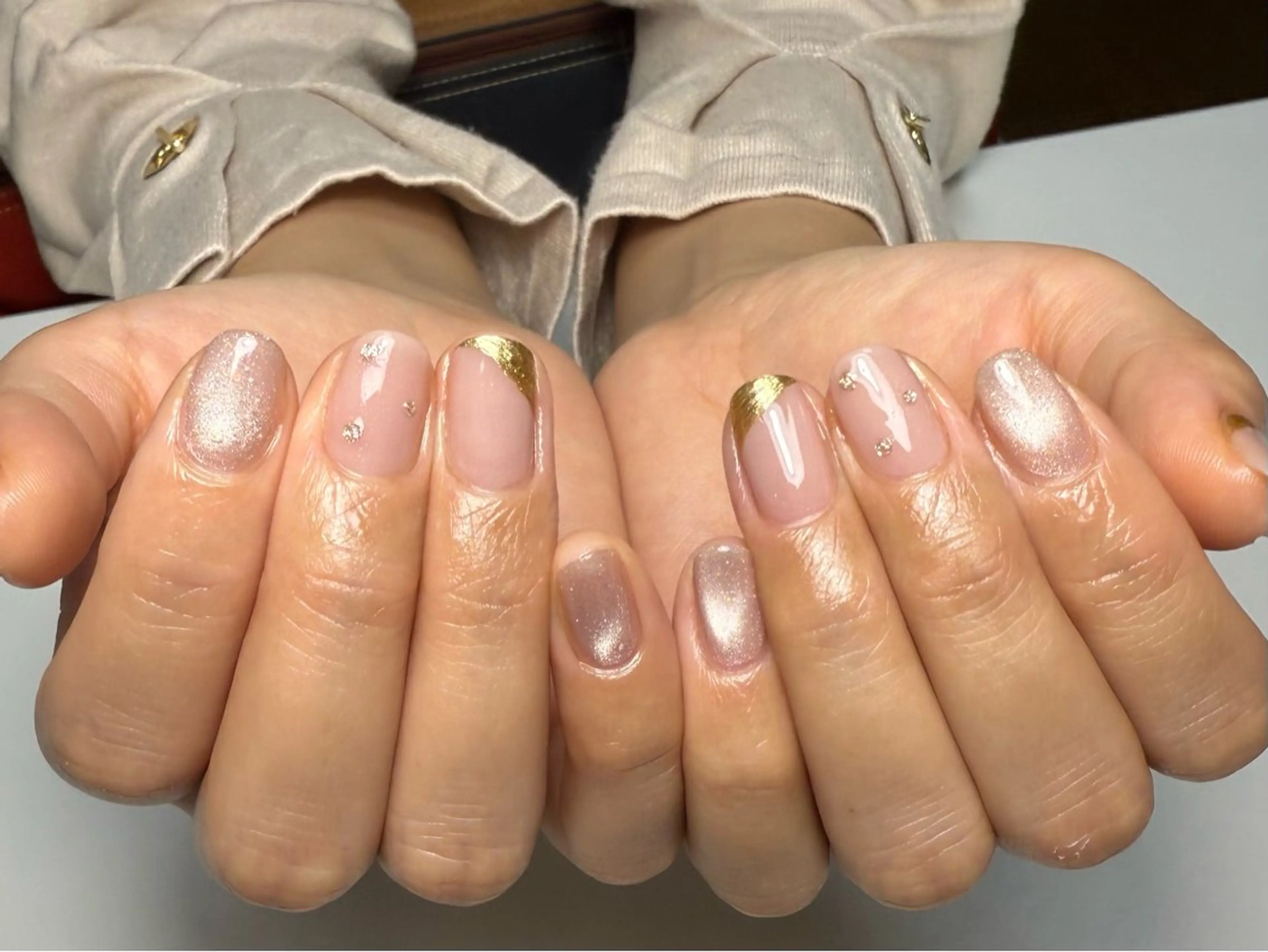 ネイル オフィスネイル シンプルネイル nailroom lilasのネイルデザイン