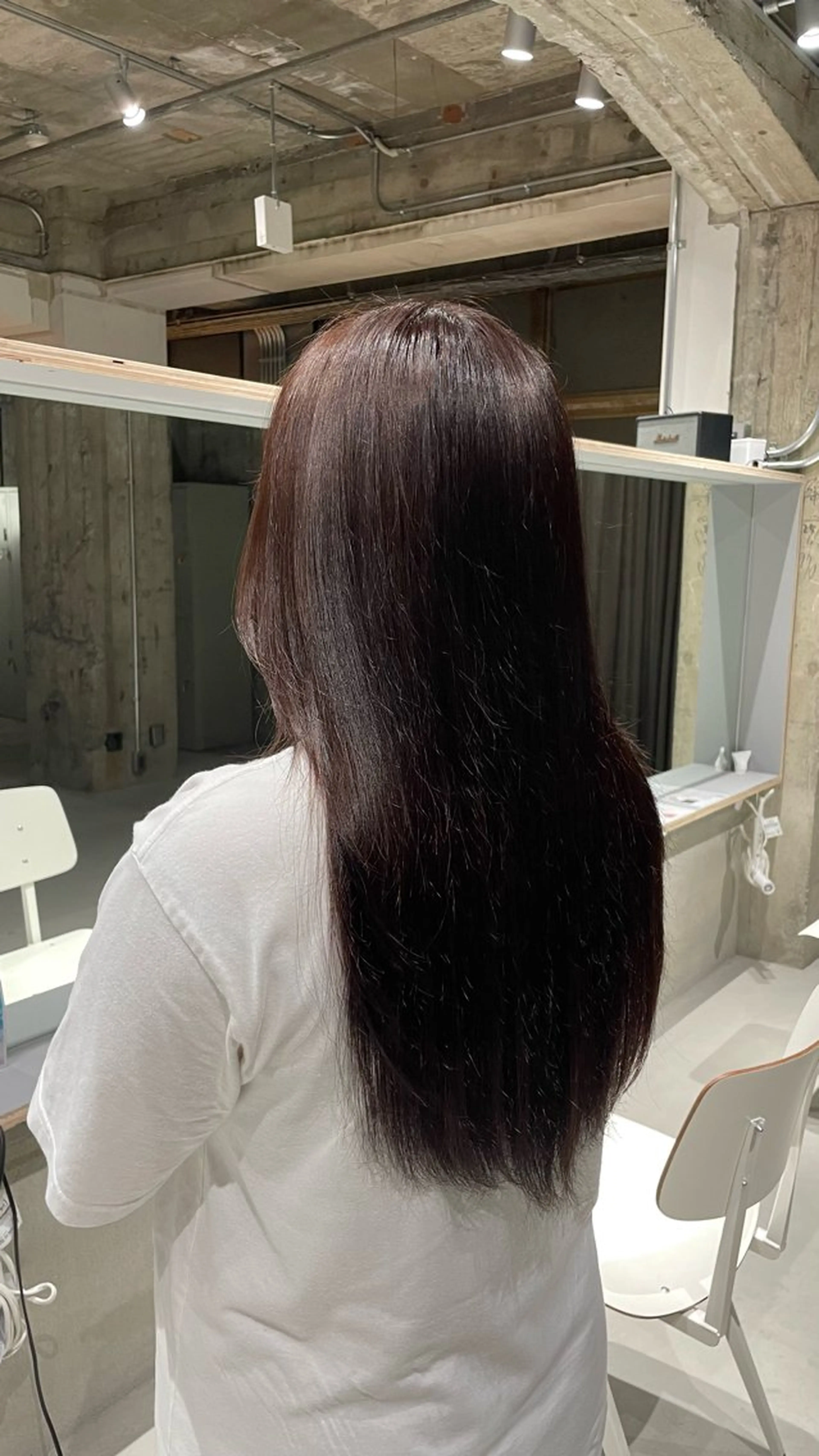 ロング カラー トリートメント ヘアカラー 中馬 未来のヘアスタイル