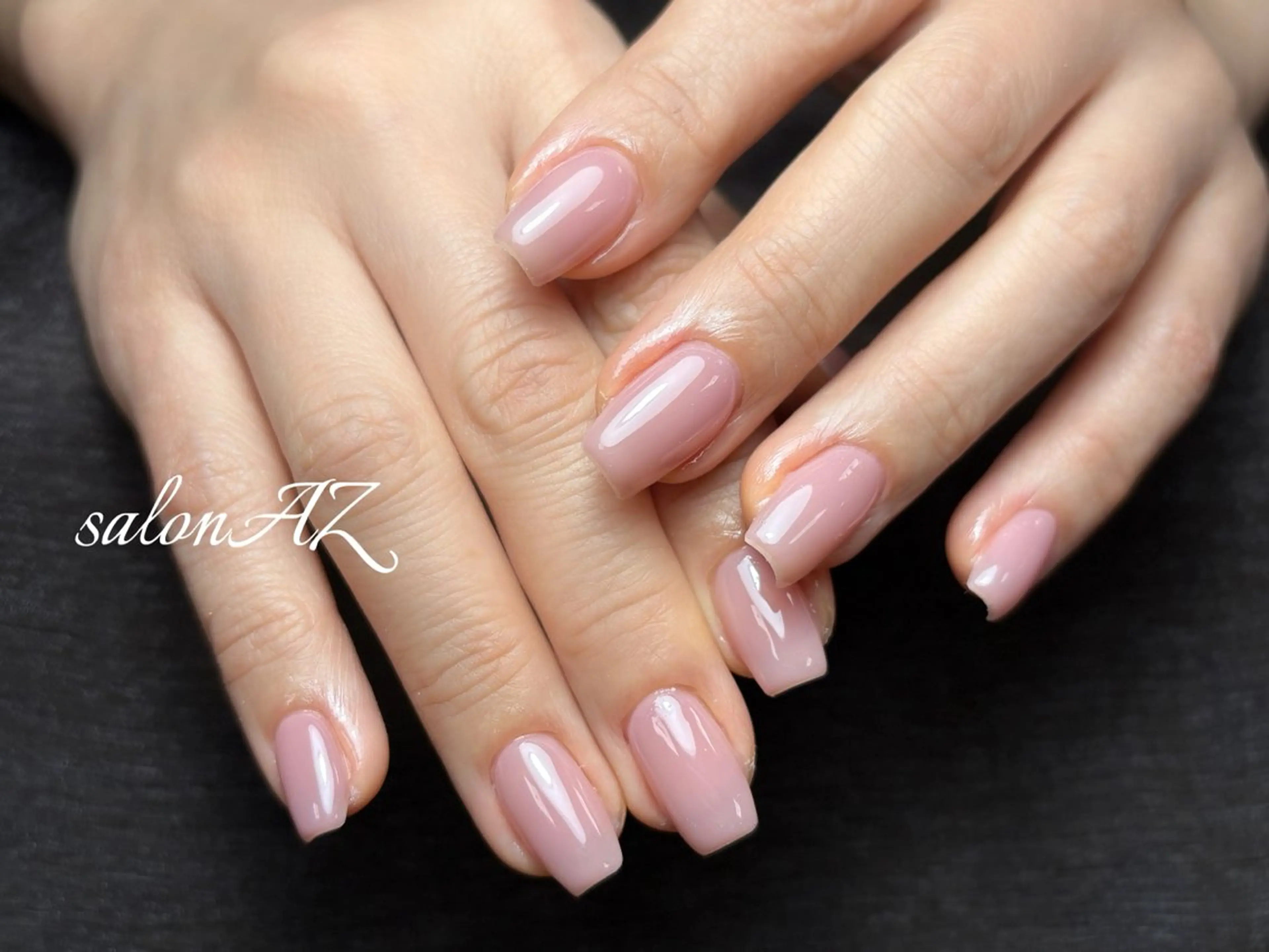 ネイル アートネイル 長さ出し フットネイル フレンチネイル ジェルネイル ハンドネイル salon AZのネイルデザイン