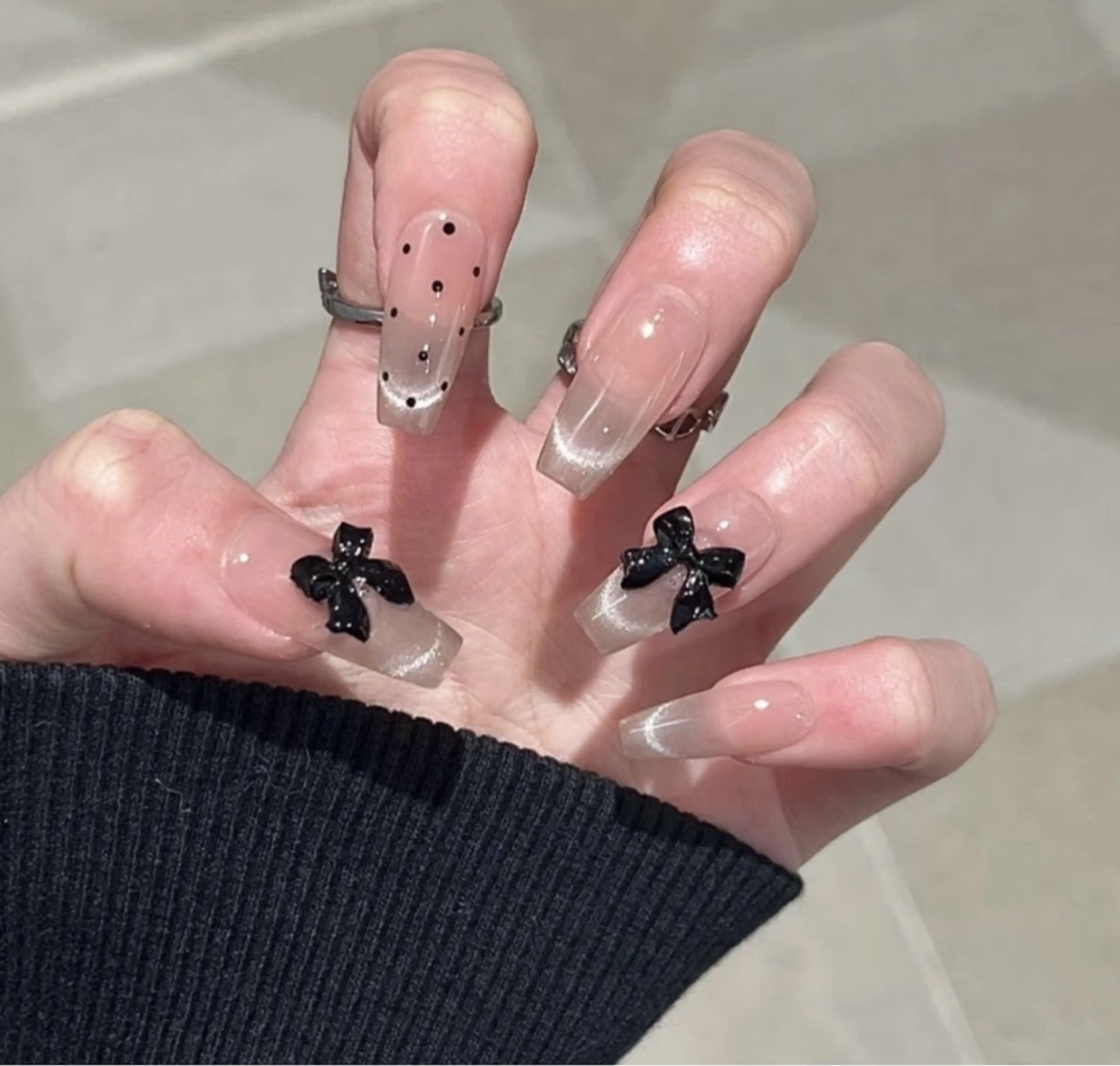 ネイル グラデーション キラキラネイル ピンク RUBY Nail 日暮里店のネイルデザイン