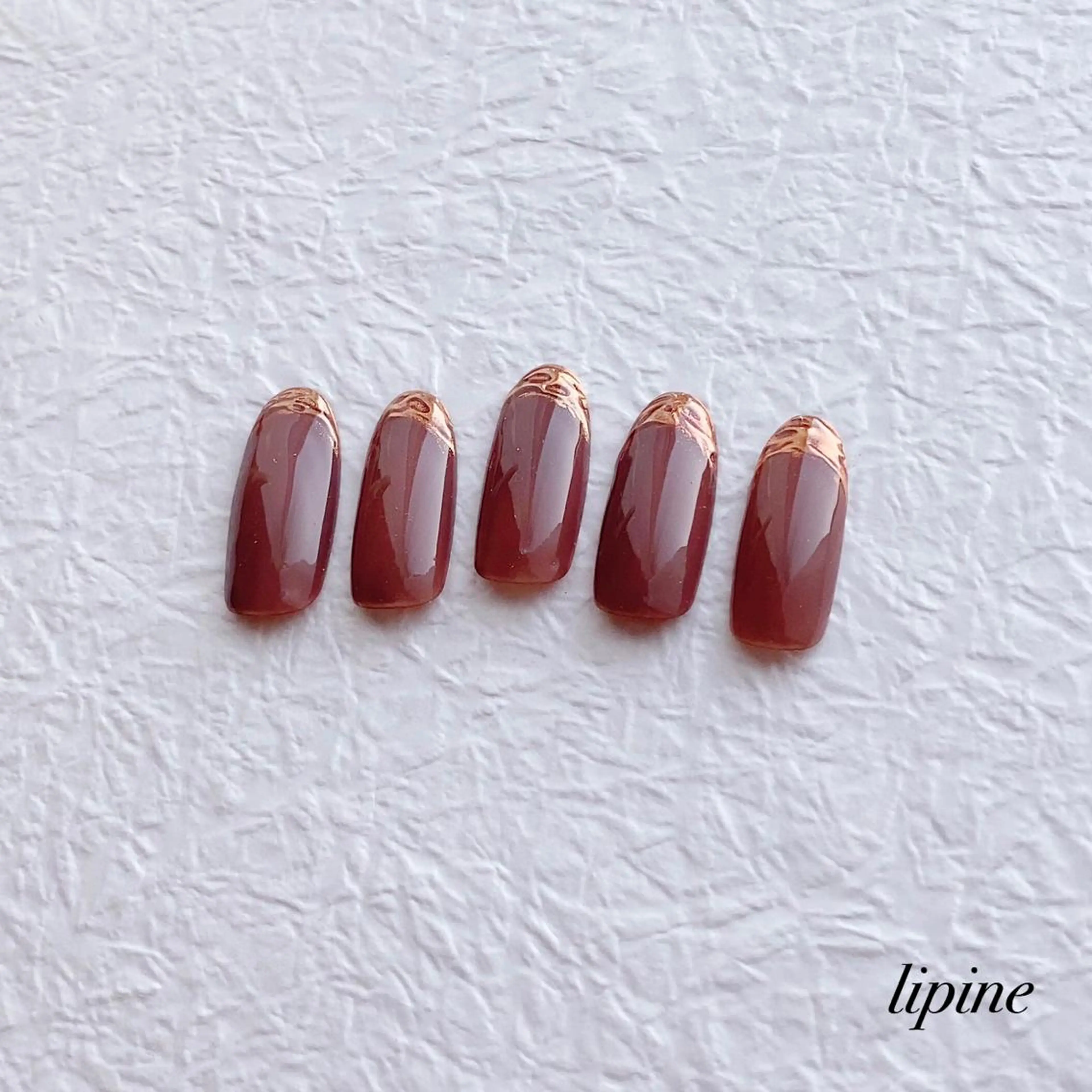 ネイル フレンチネイル ミラーネイル ネイルサロン lipineのネイルデザイン