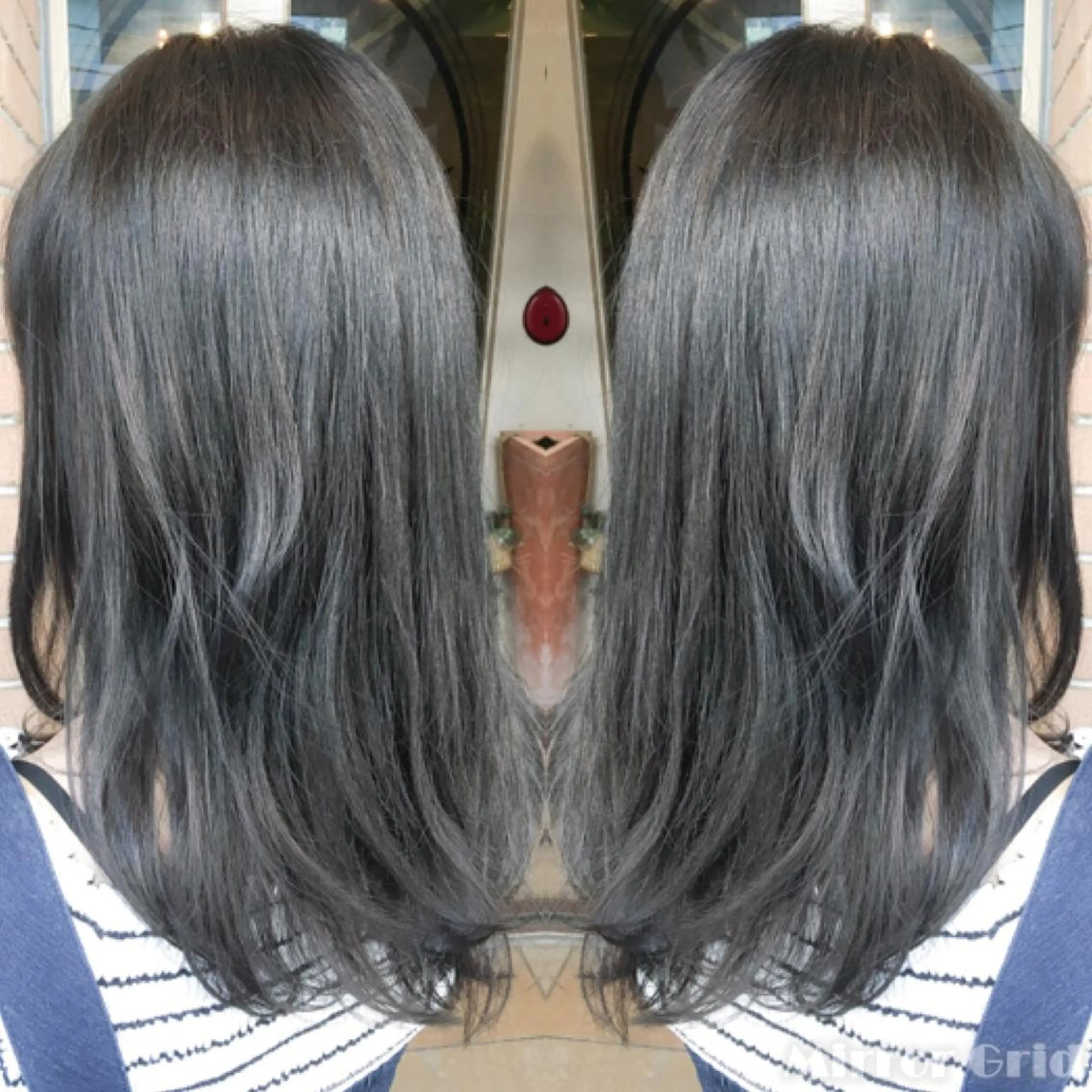 ロング カラー 北條 優輝のヘアスタイル