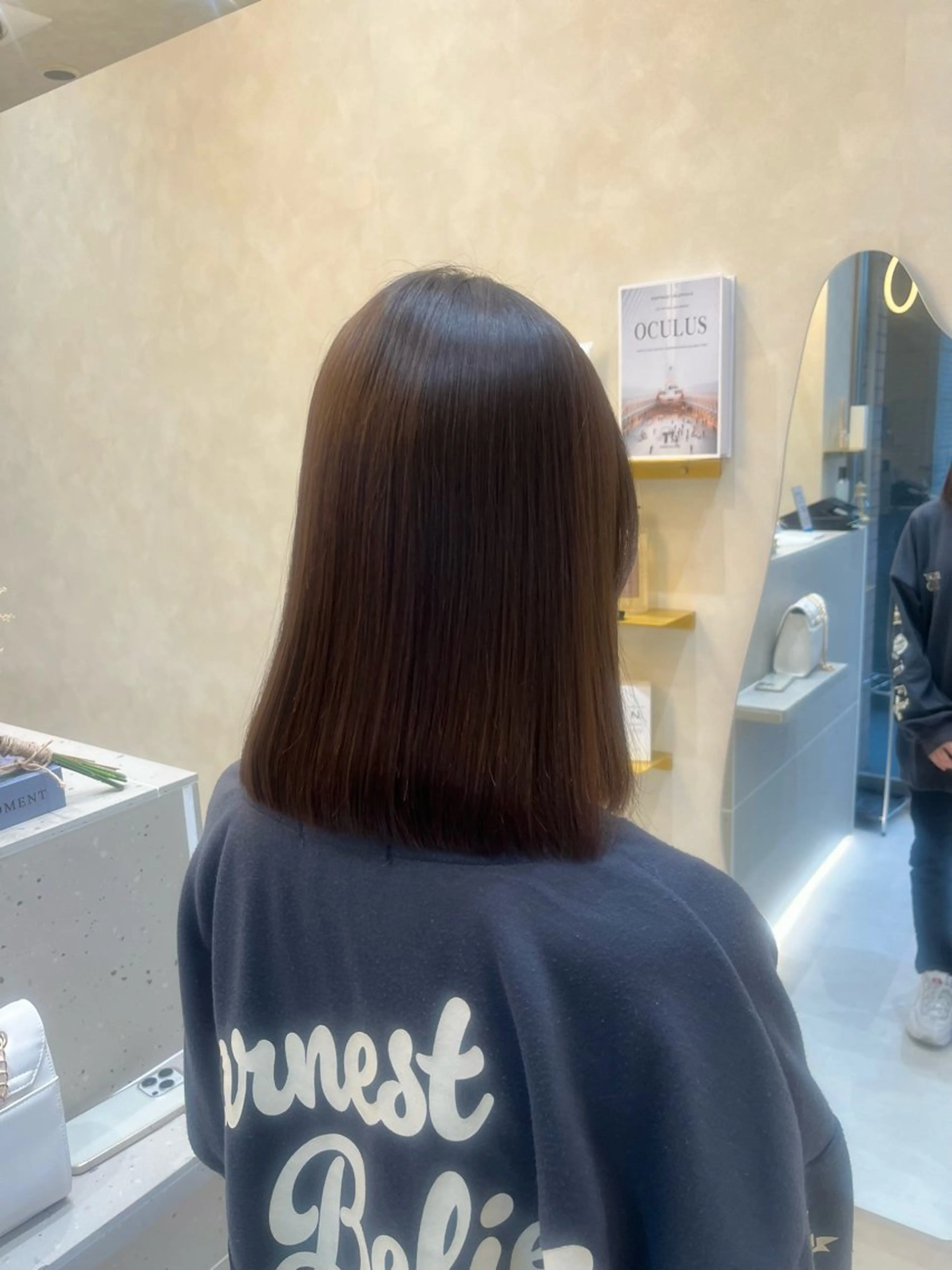 ミディアム カット 縮毛矯正 トリートメント ヒロカ︎︎୨୧⋆ 艶カラー/ハイトーンのヘアスタイル