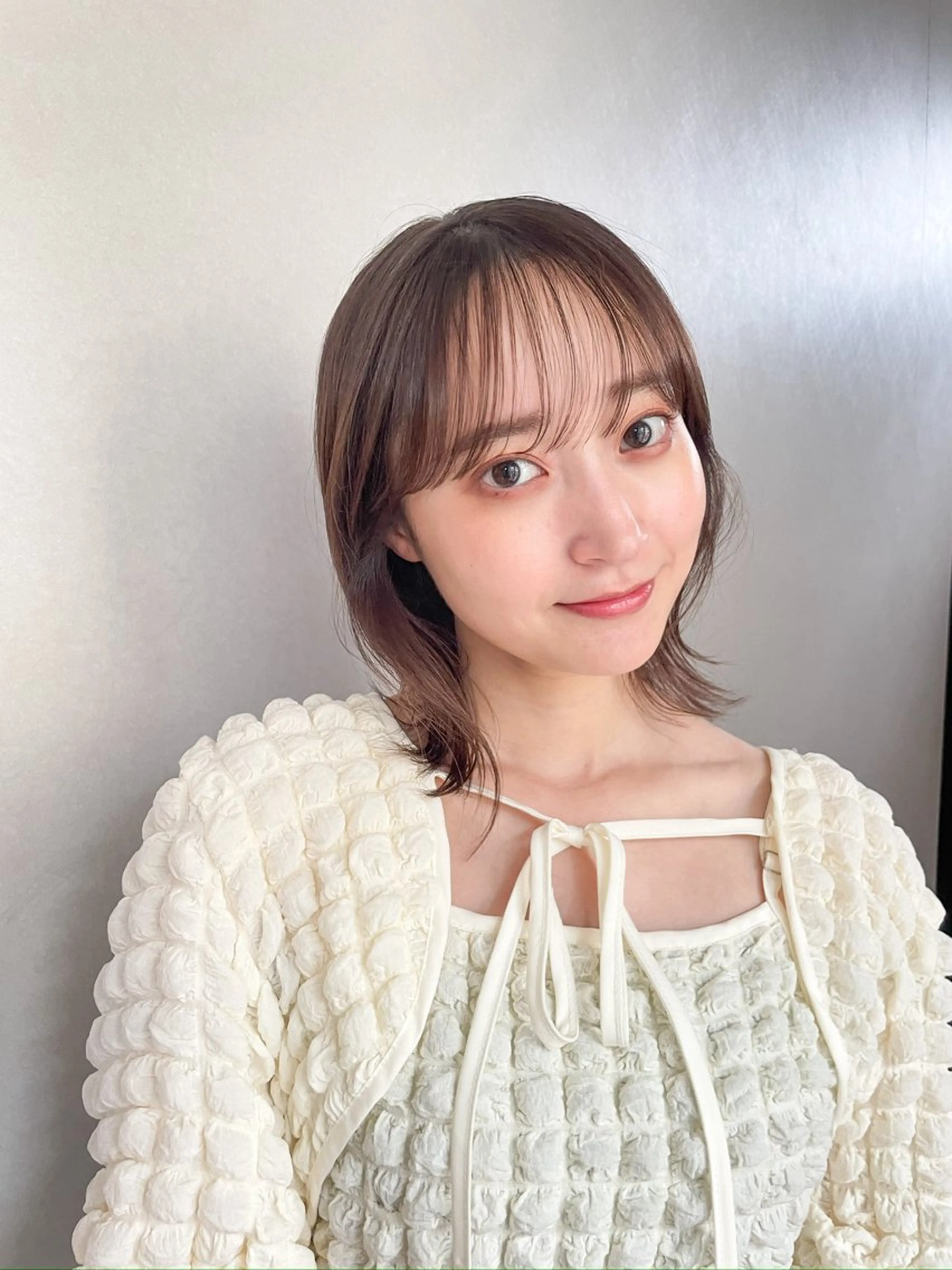 ミディアム 縮毛矯正メンズカット ひなたのヘアスタイル
