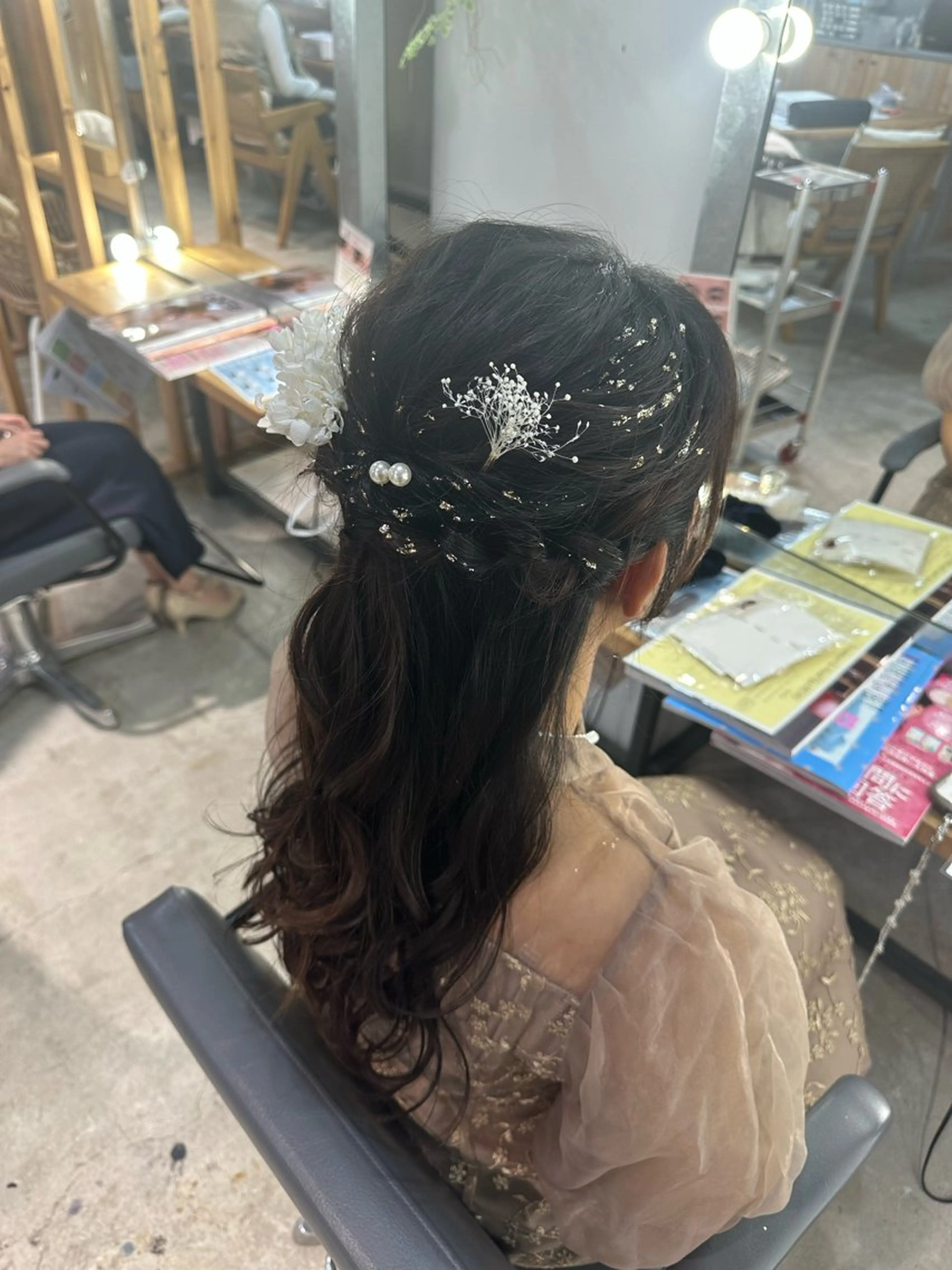 ロング ヘアアレンジ 結婚式・ブライダル 溜 一太のヘアスタイル