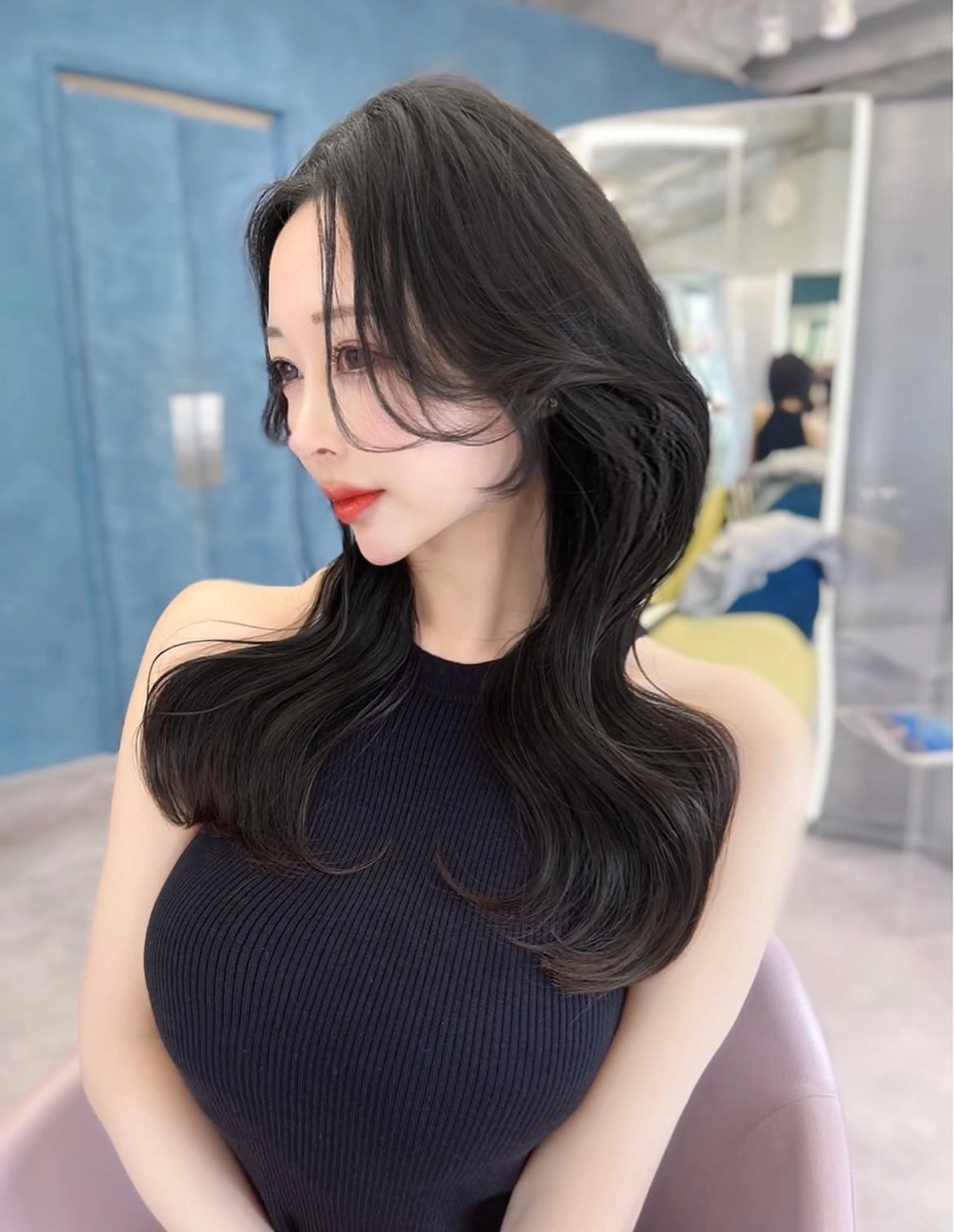 ロング カラー ヘアアレンジ カット ヘアカラー トリートメント 韓国レイヤー/ボブ 髪質改善/TAKAのヘアスタイル