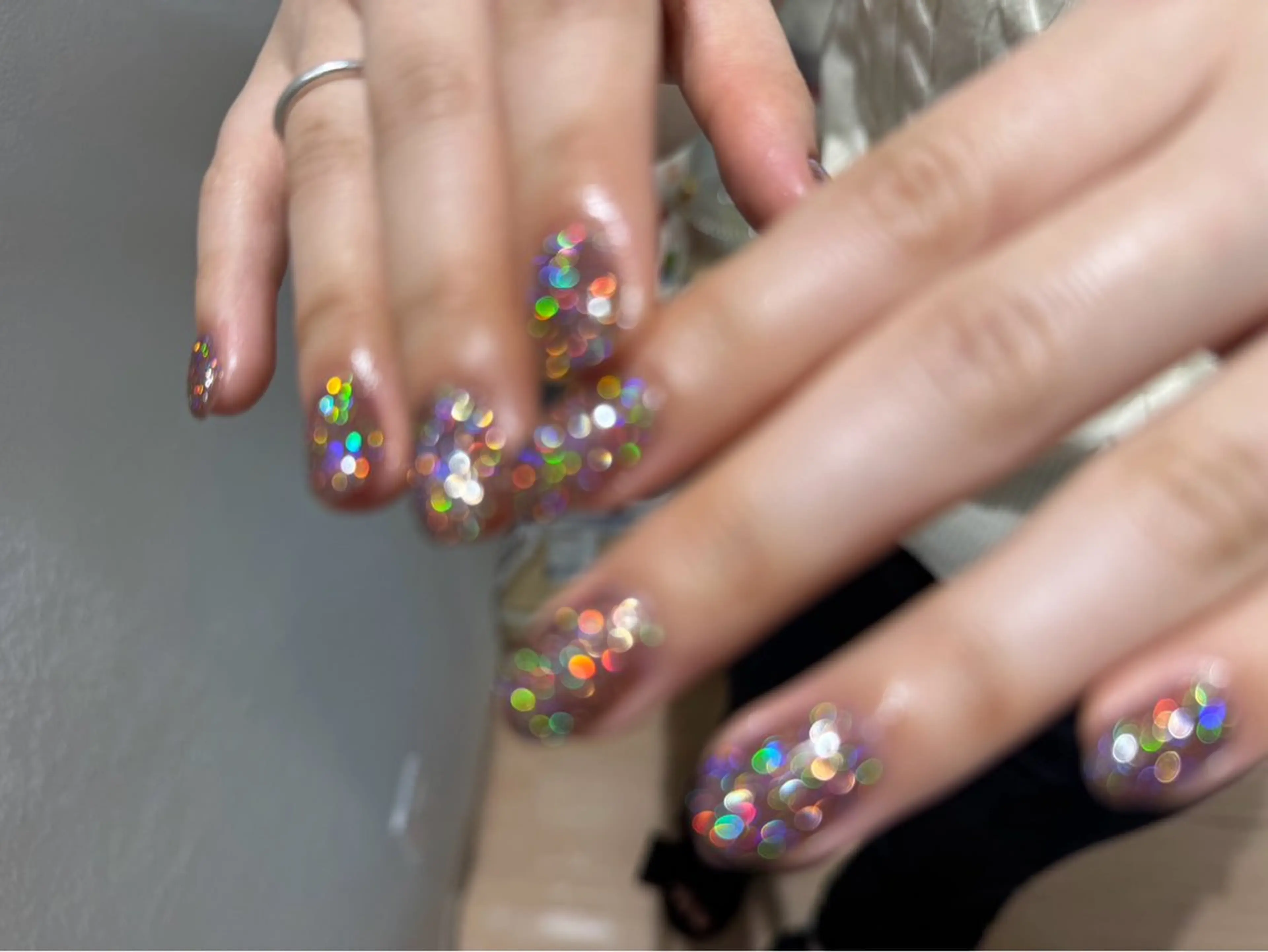 🦋フラッシュネイル(2色までOK🙆🏼)💫の写真