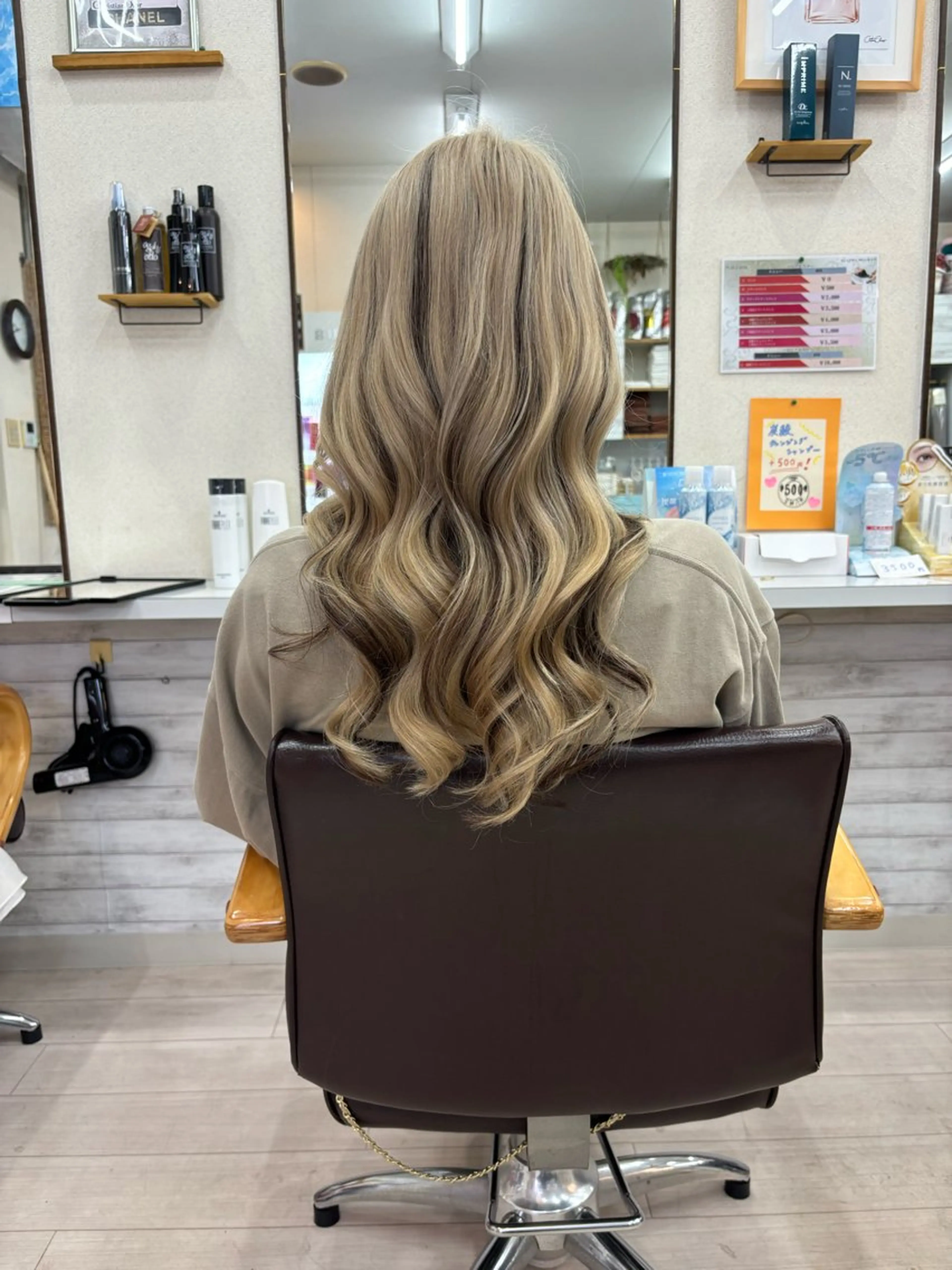 ロング エクステ ハイライト エクステ KR2S中百舌鳥所属・✨デザイン エクステ✨RYOKAのヘアスタイル