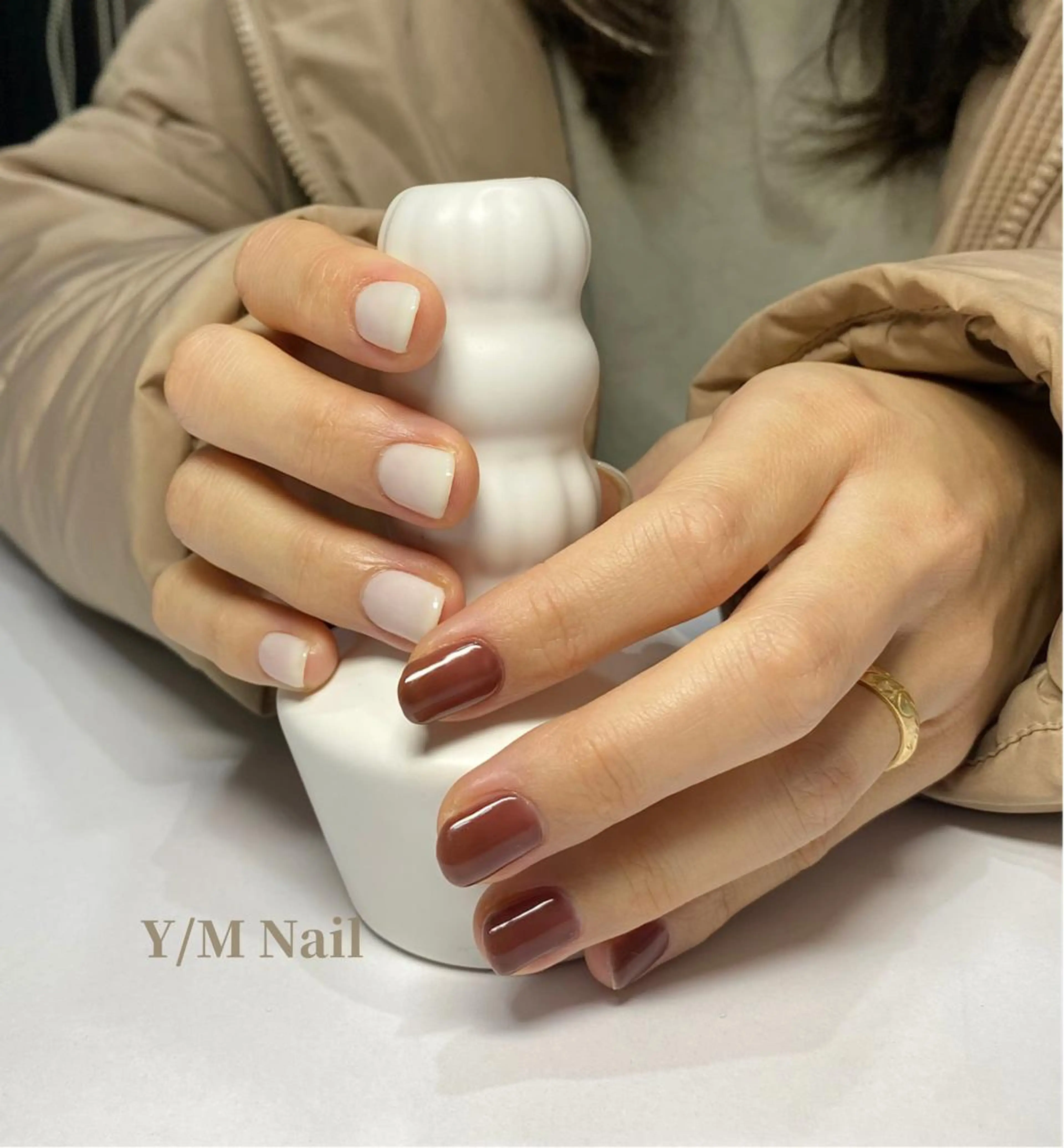 ネイル シンプルネイル ハンドネイル ハンドケア KIM JAERYEONGのネイルデザイン