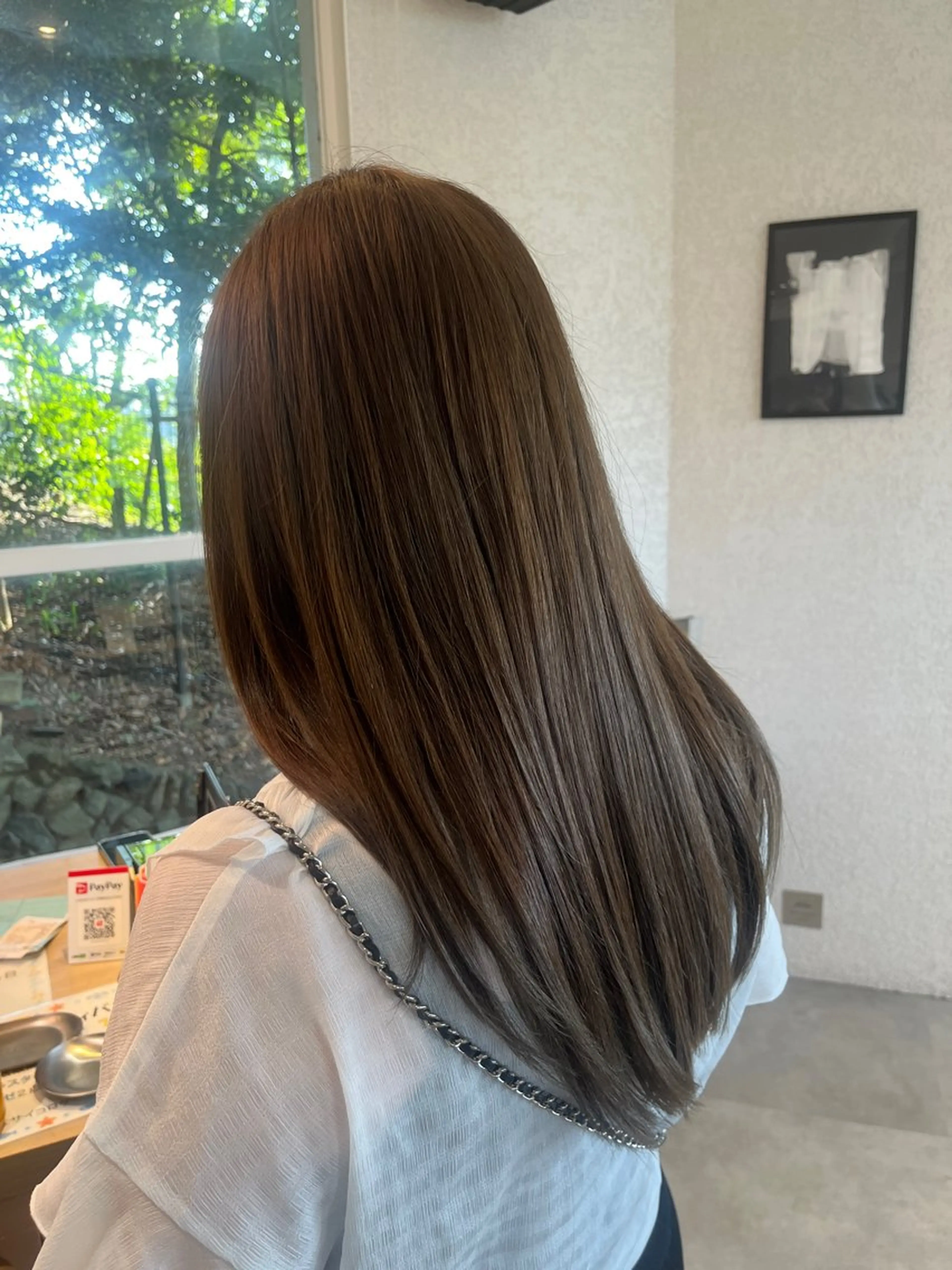 ロング カラー アッシュ 透明感カラー カット ヘアカラー PUREE  de FLEURS所属・本田 茜のヘアスタイル