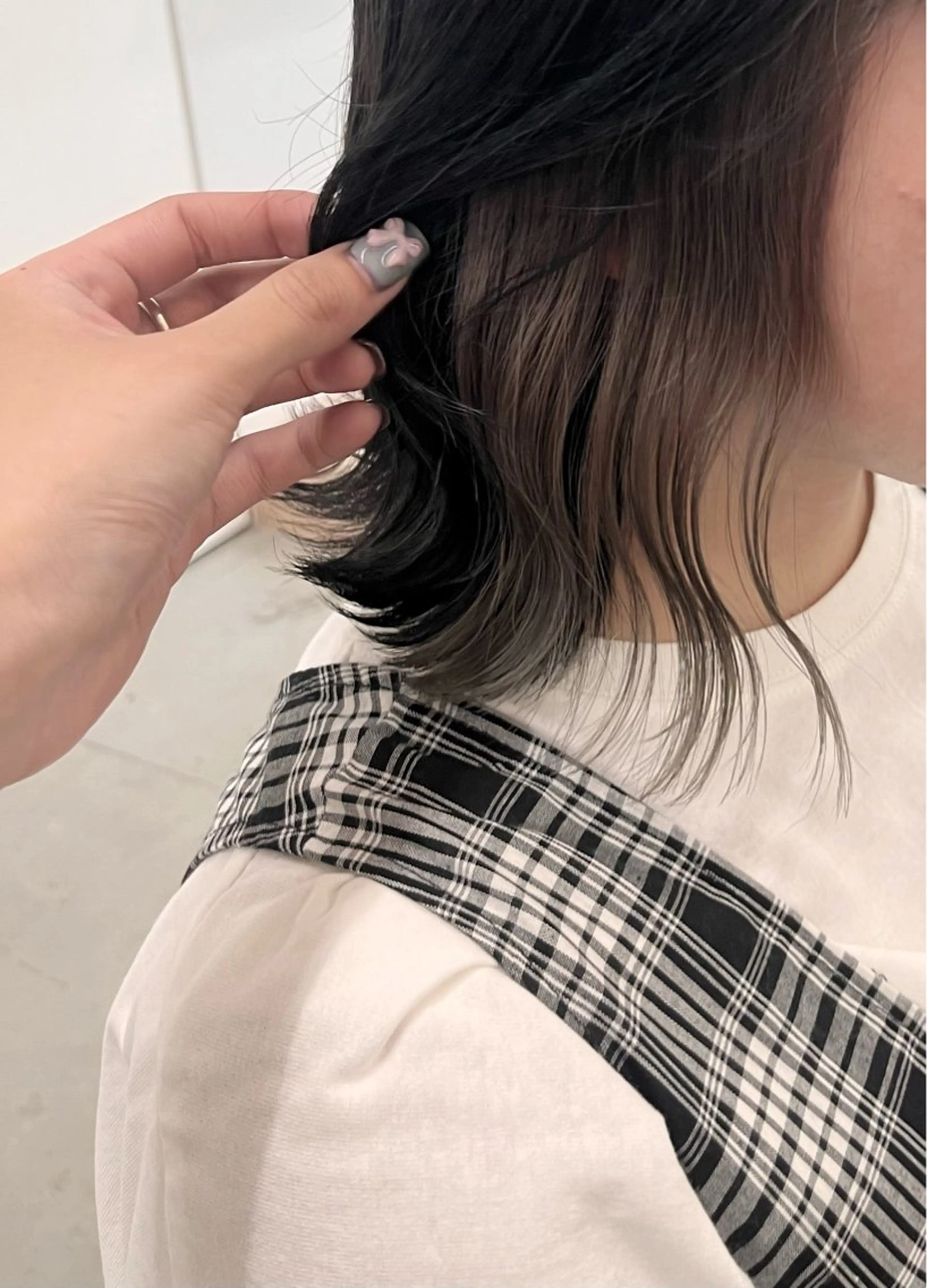 ミディアム カラー インナーカラー 暖色カラー／ ヘアセット🌛櫻井舞のヘアスタイル