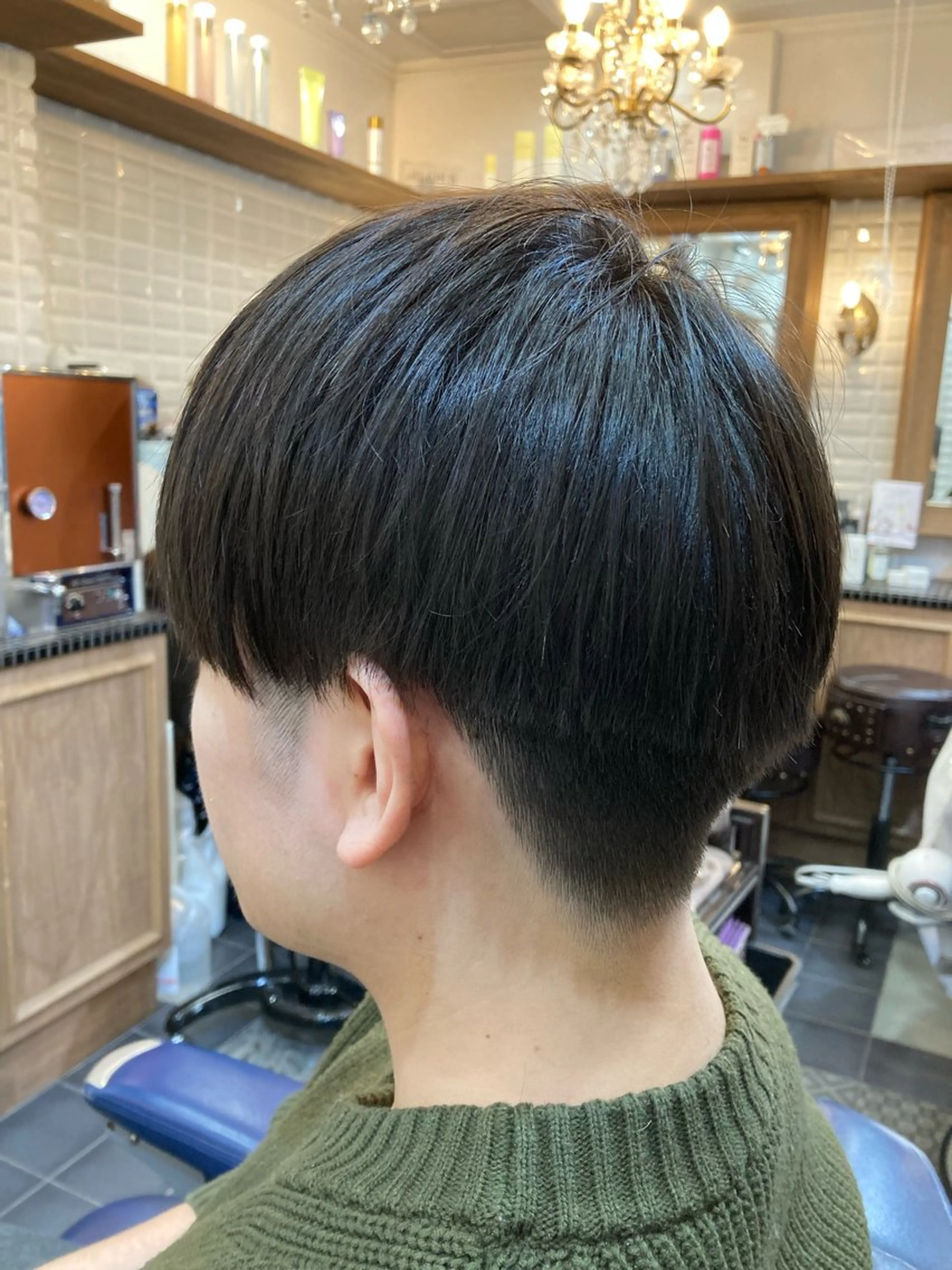 ショート メンズ マッシュ 刈り上げ カット トリートメント ルピナス中田店長 山口大地のヘアスタイル