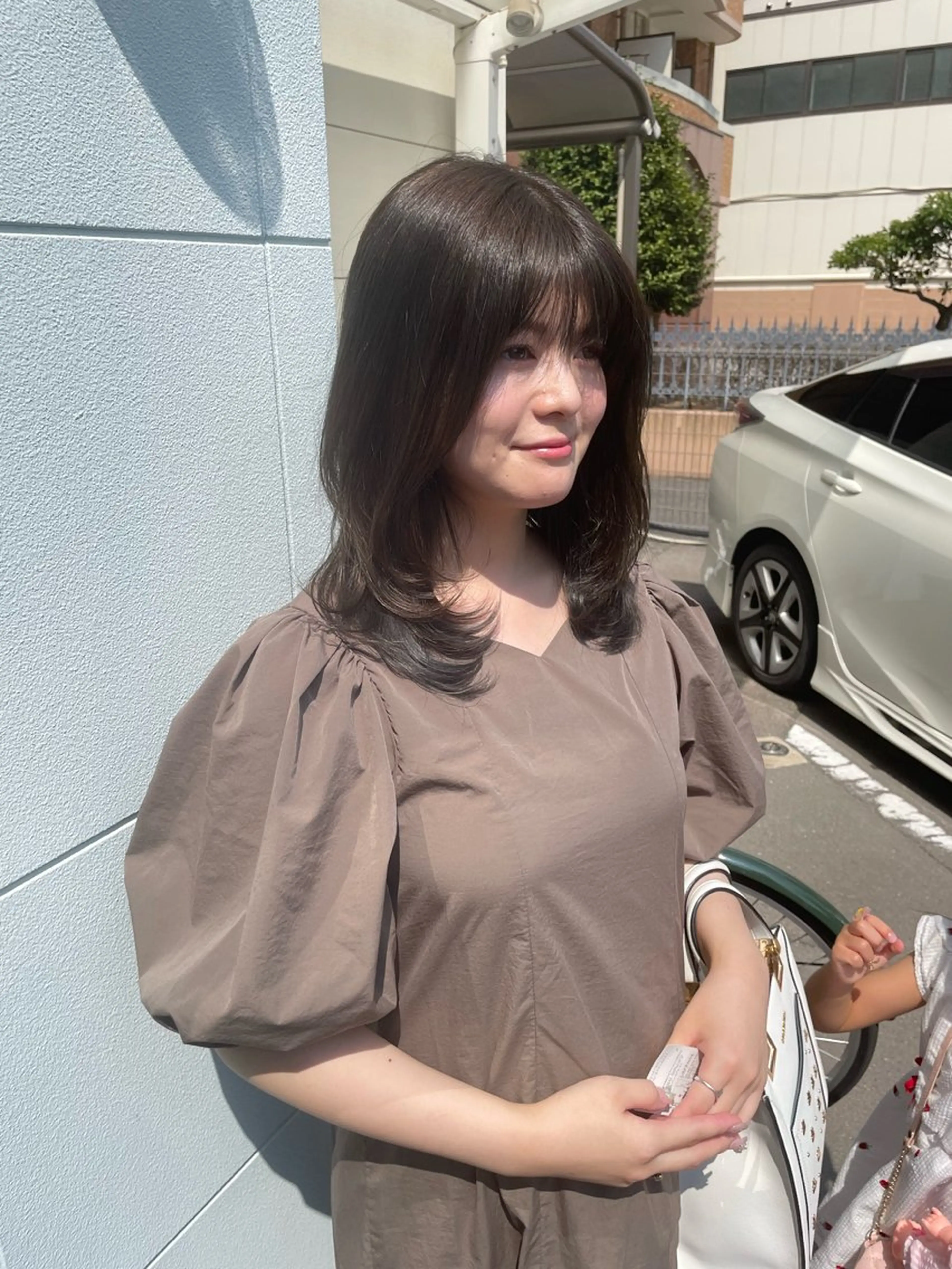 ミディアム カラー カット ヘアカラー トリートメント 韓国レイヤー🎀/ 顔周り特化🎀/豊田のヘアスタイル