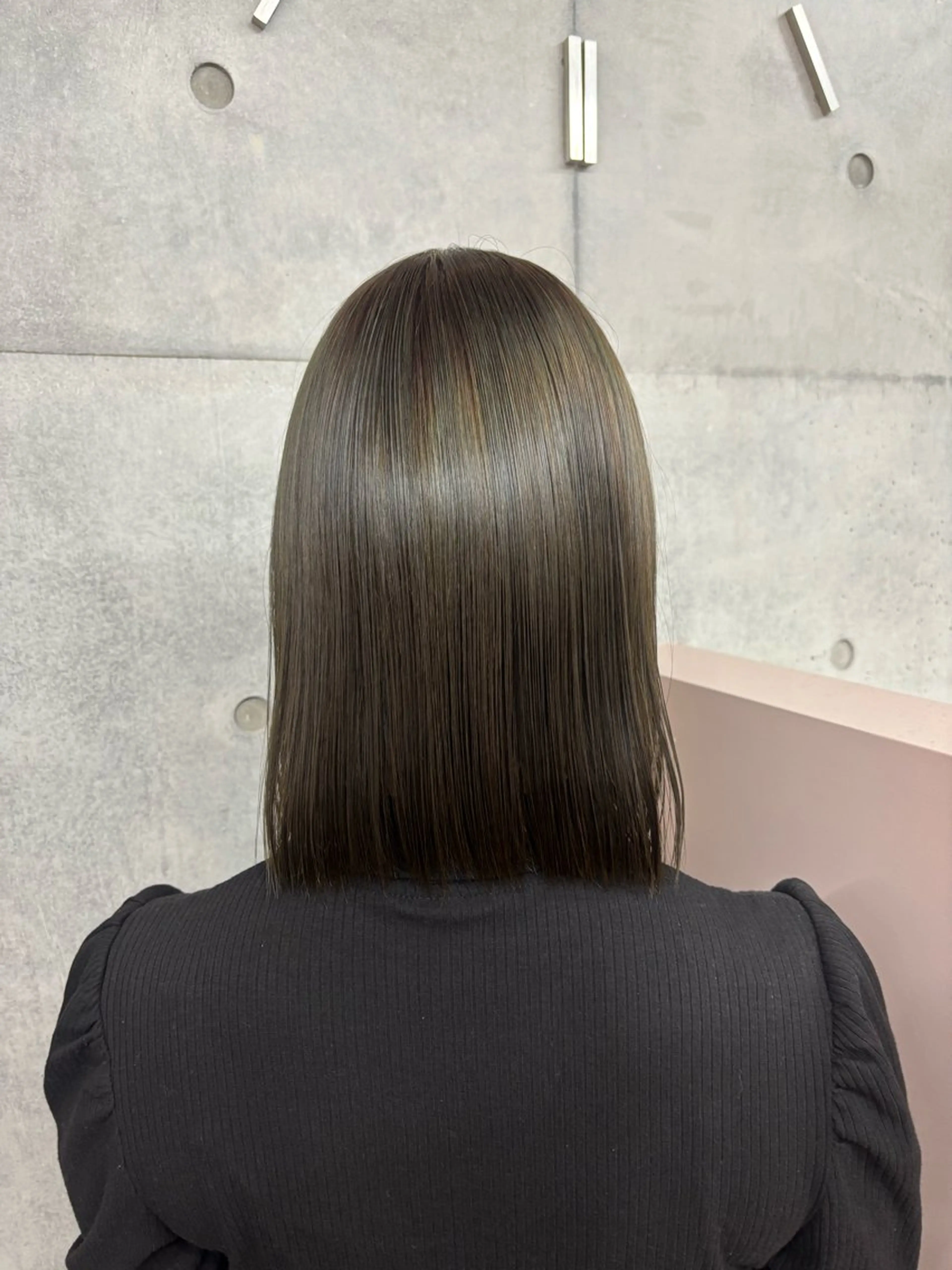 ミディアム カラー 🖤里央愛🖤 カラーモデル募集🩷のヘアスタイル